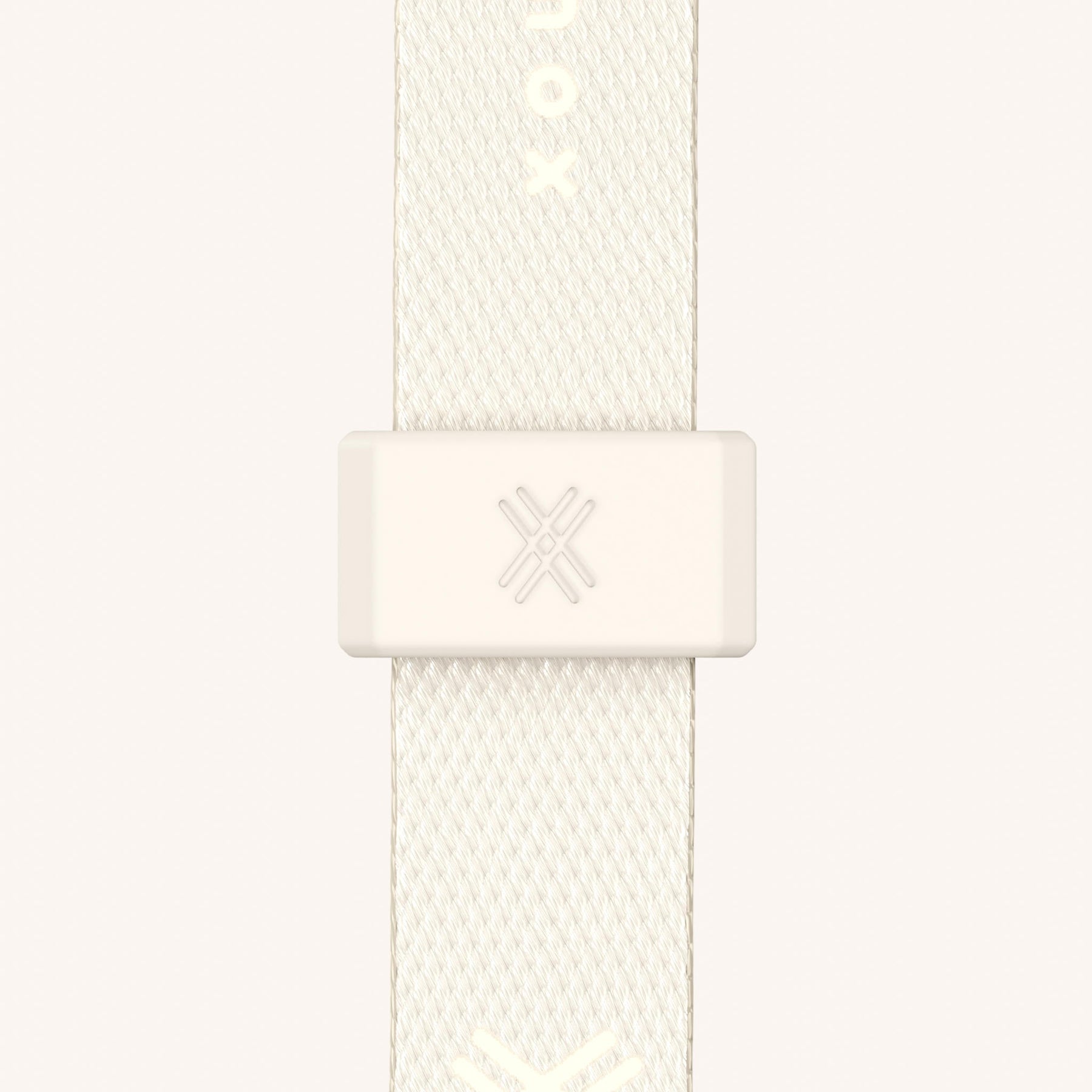 Phone Necklace with Slim Lanyard in Chalk
