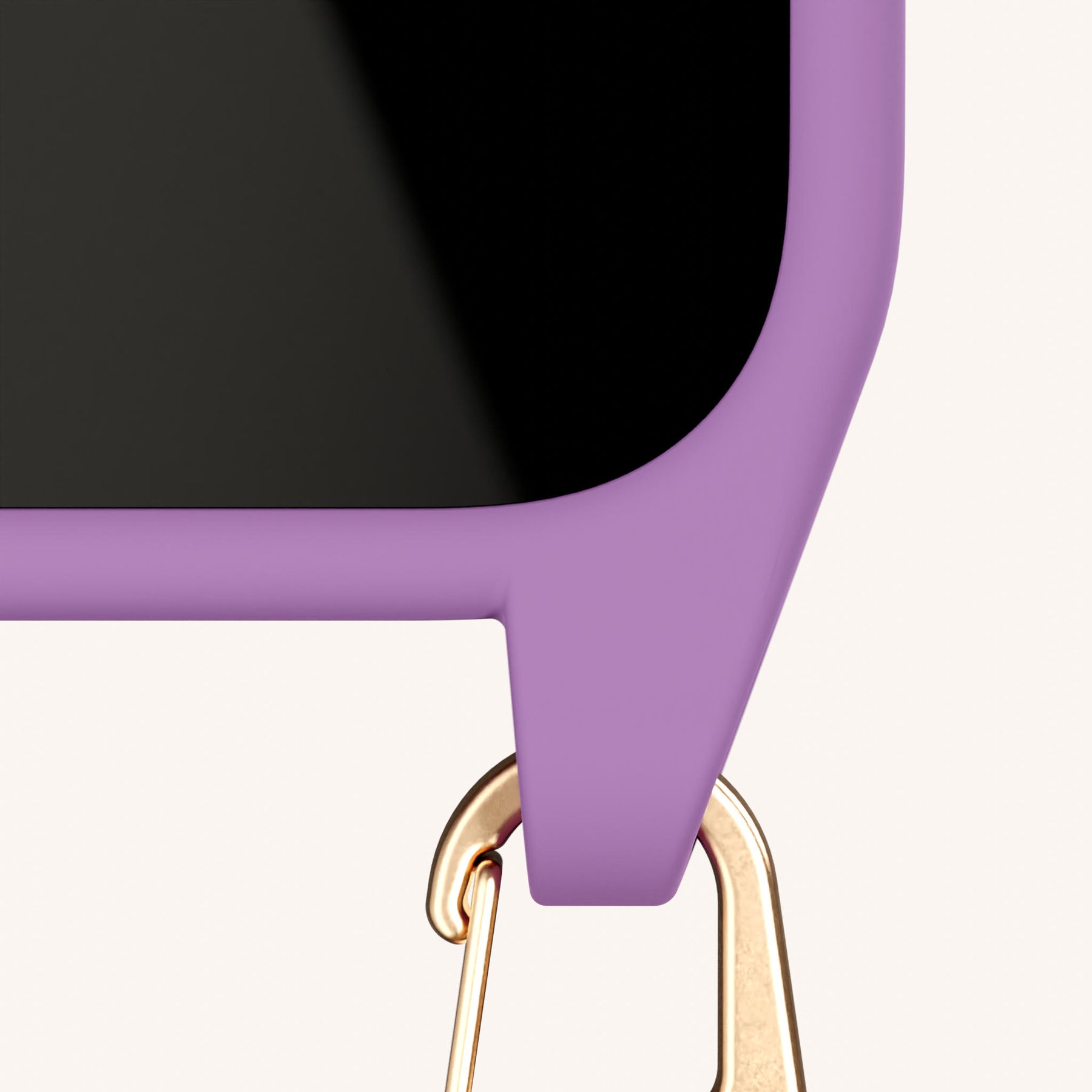 Phone Necklace with Slim Lanyard in Lavender