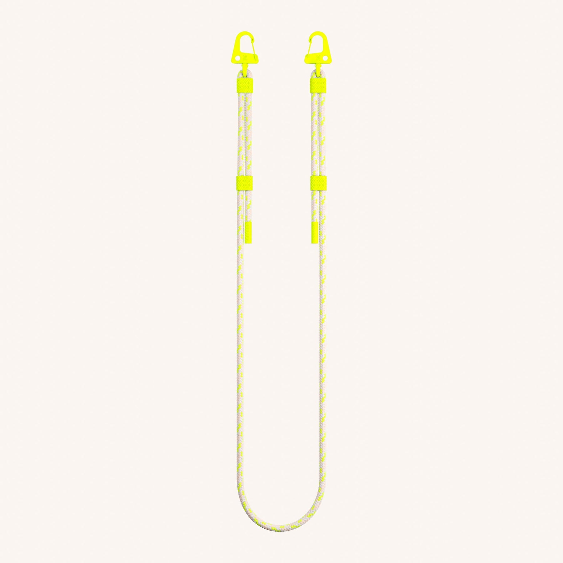 Phone Strap Carabiner Rope in Neon Camouflage Total View | XOUXOU