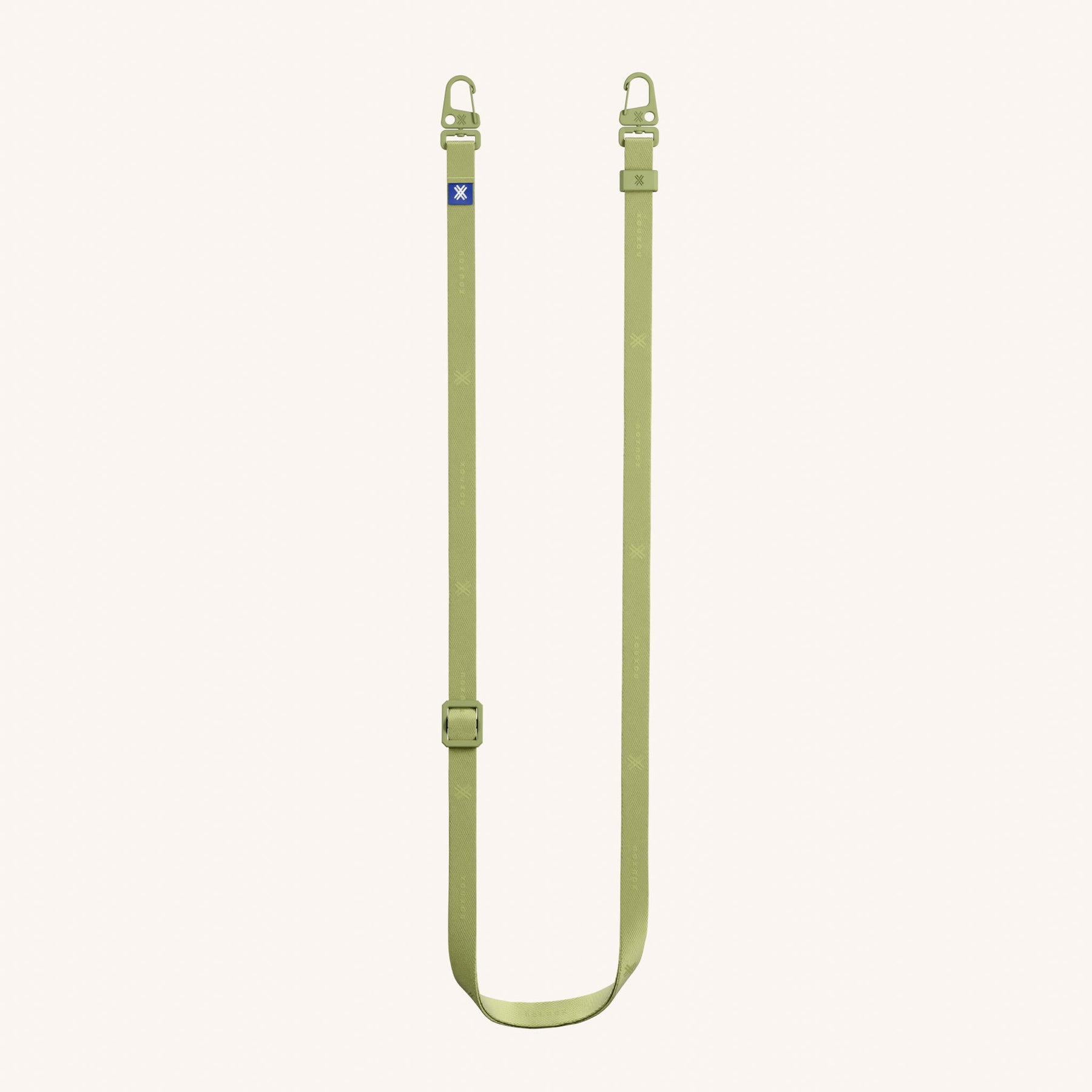 Phone Strap Slim Lanyard in Pistachio Total View | XOUXOU