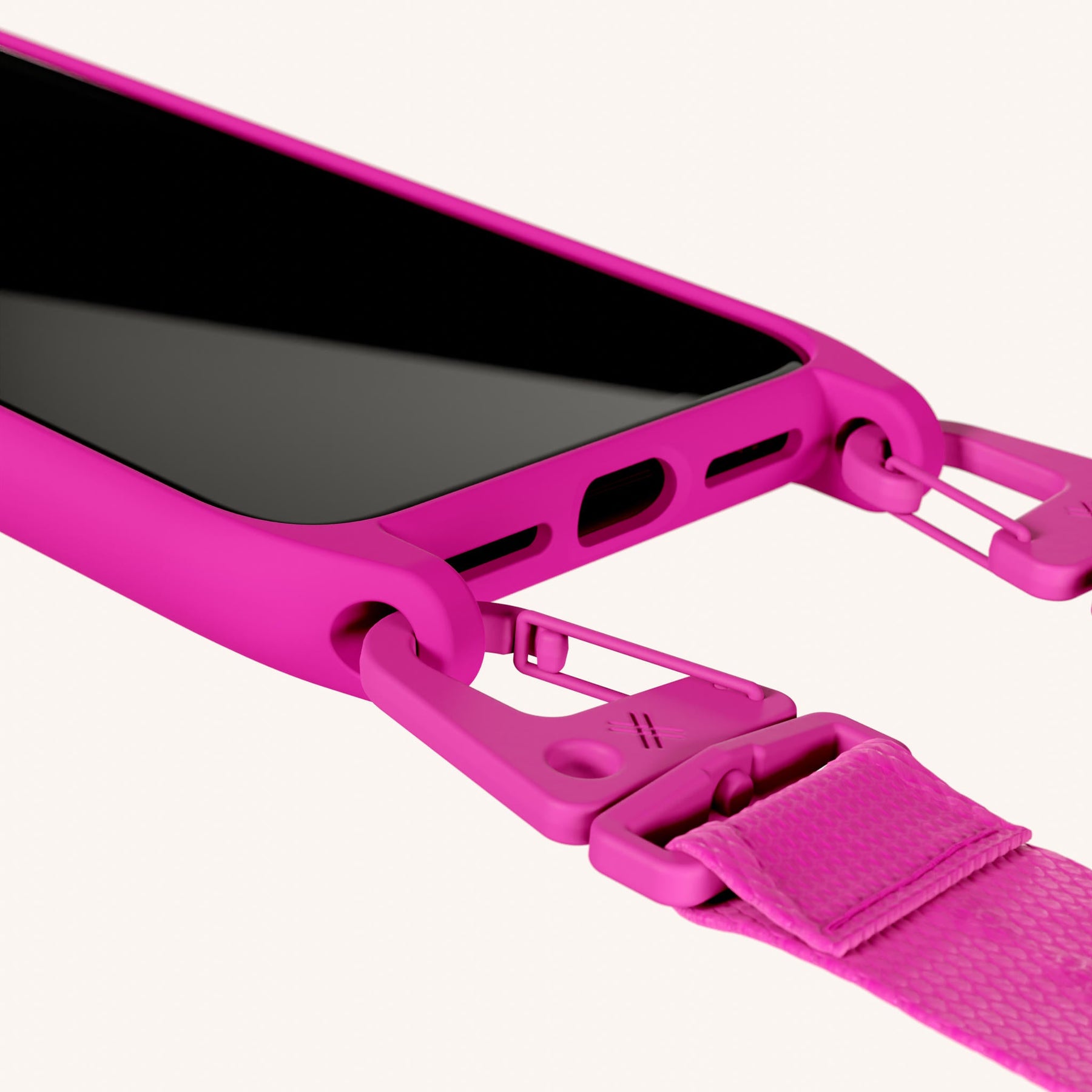 Handykette mit Gurt in Power Pink