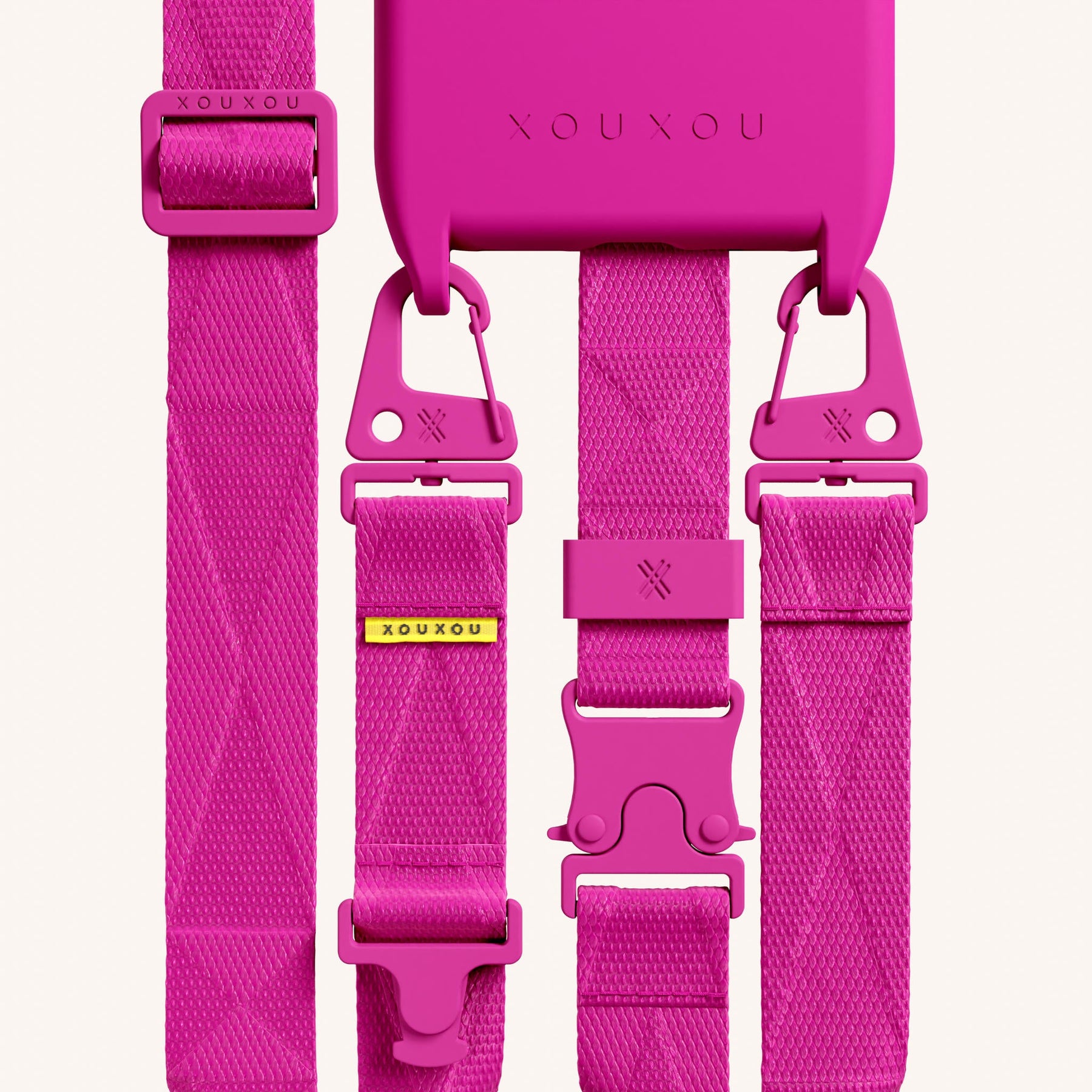 Handykette mit Gurt in Power Pink