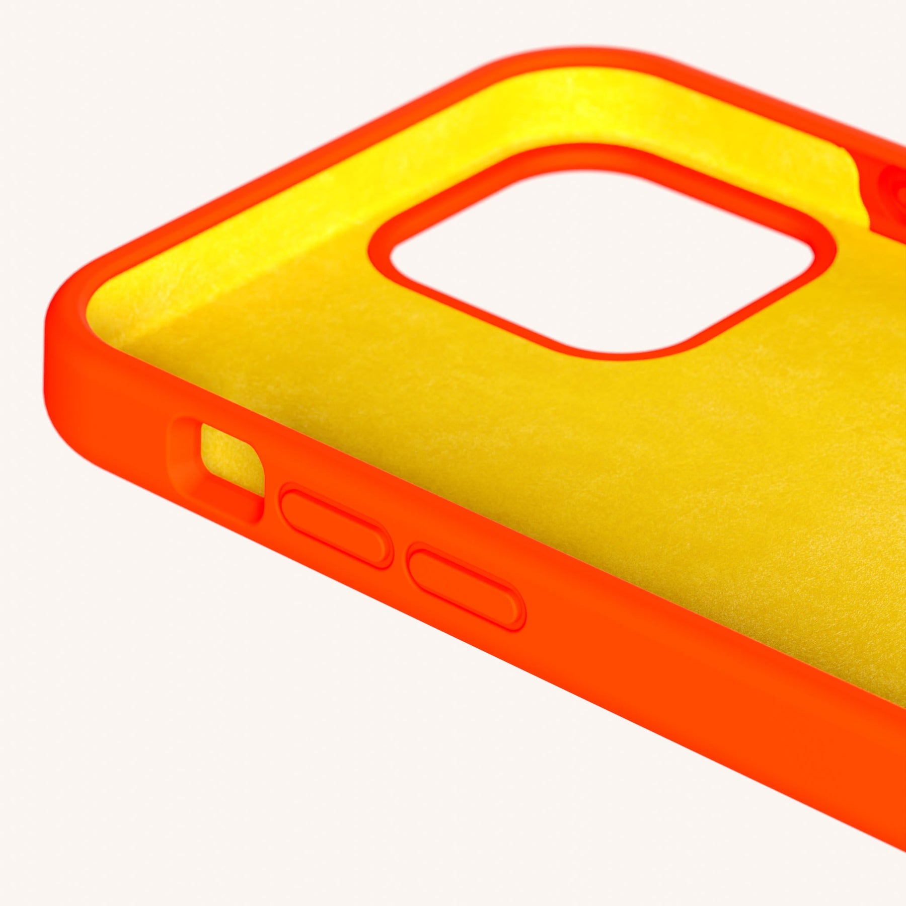 Handykette mit Gurt in Neon Orange