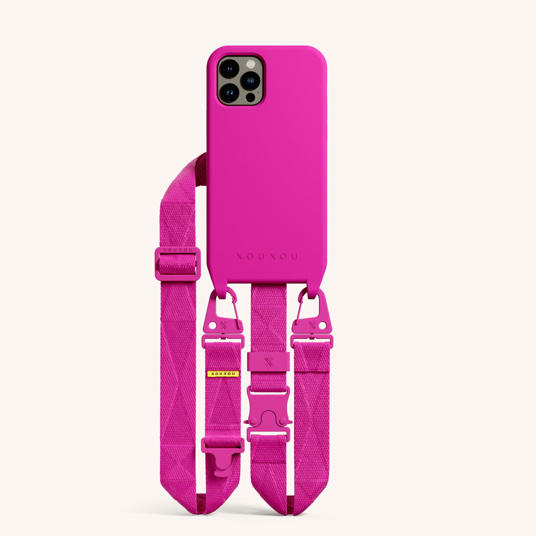 Handykette mit Gurt in Power Pink