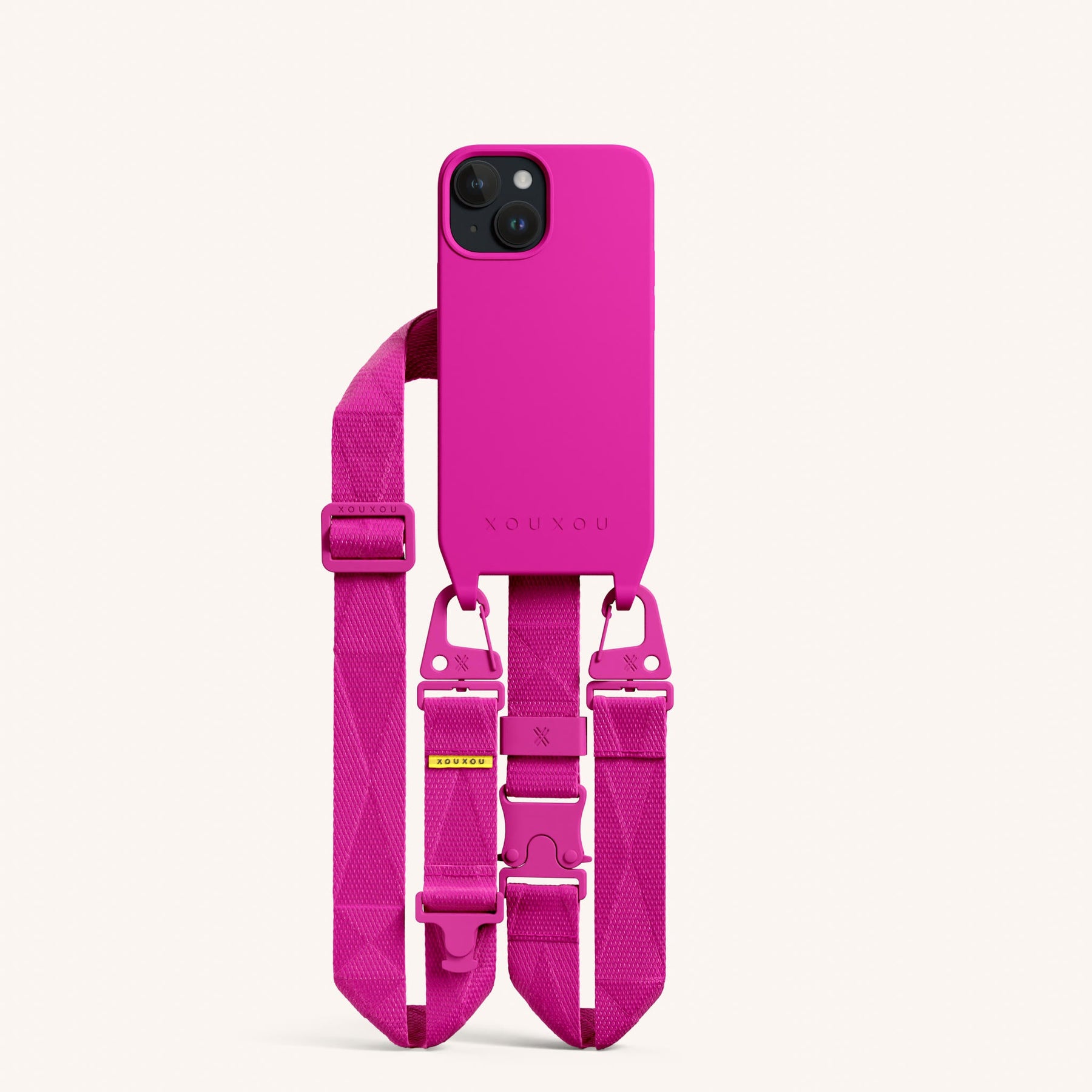 Handykette mit Gurt in Power Pink