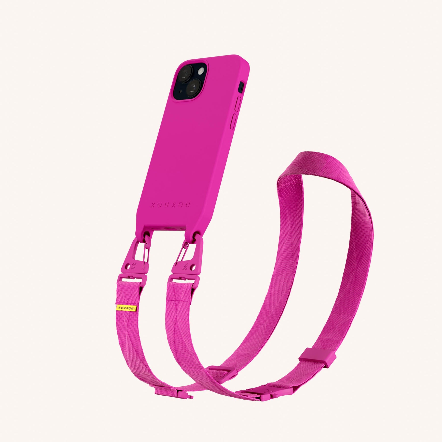Handykette mit Gurt in Power Pink