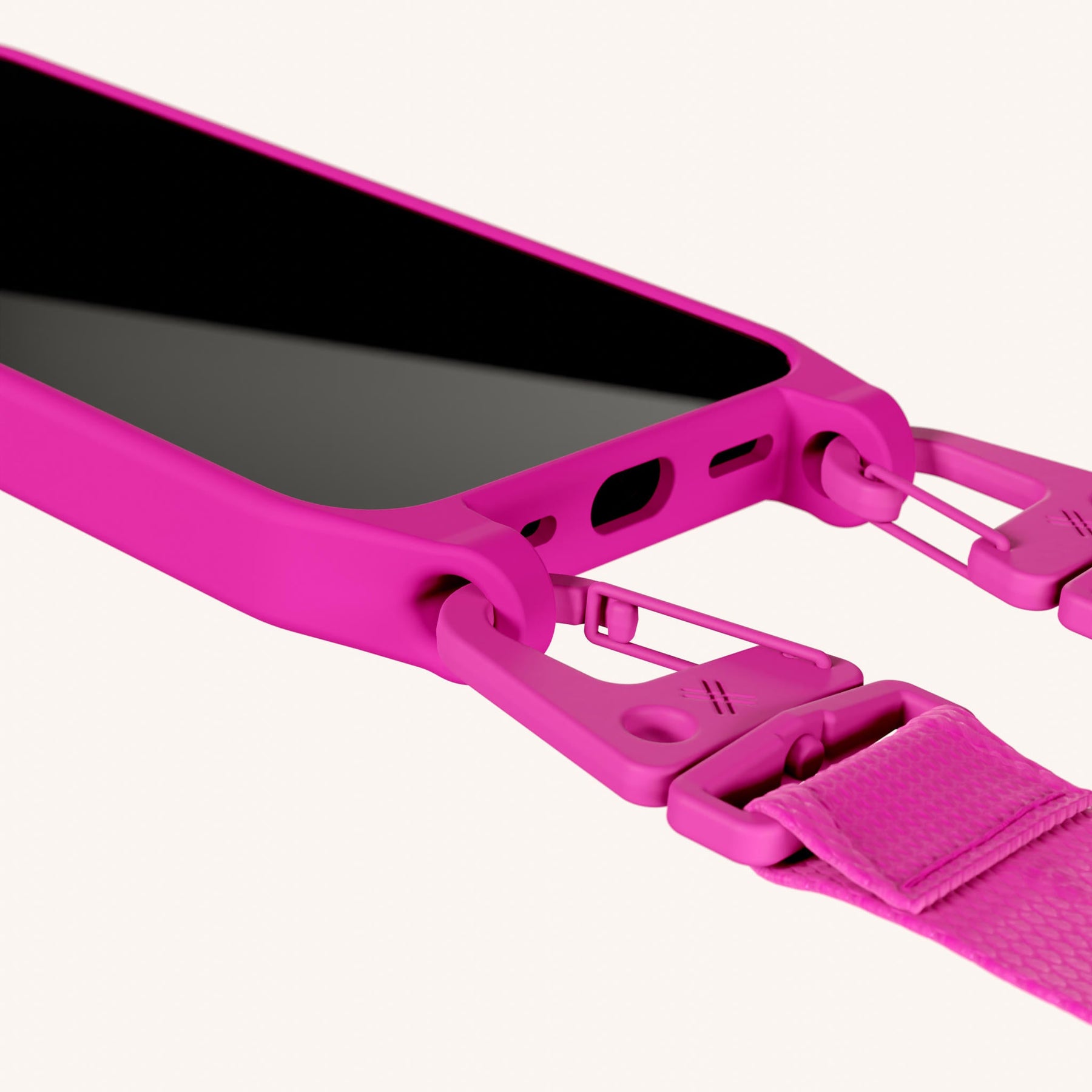 Handykette mit Gurt in Power Pink