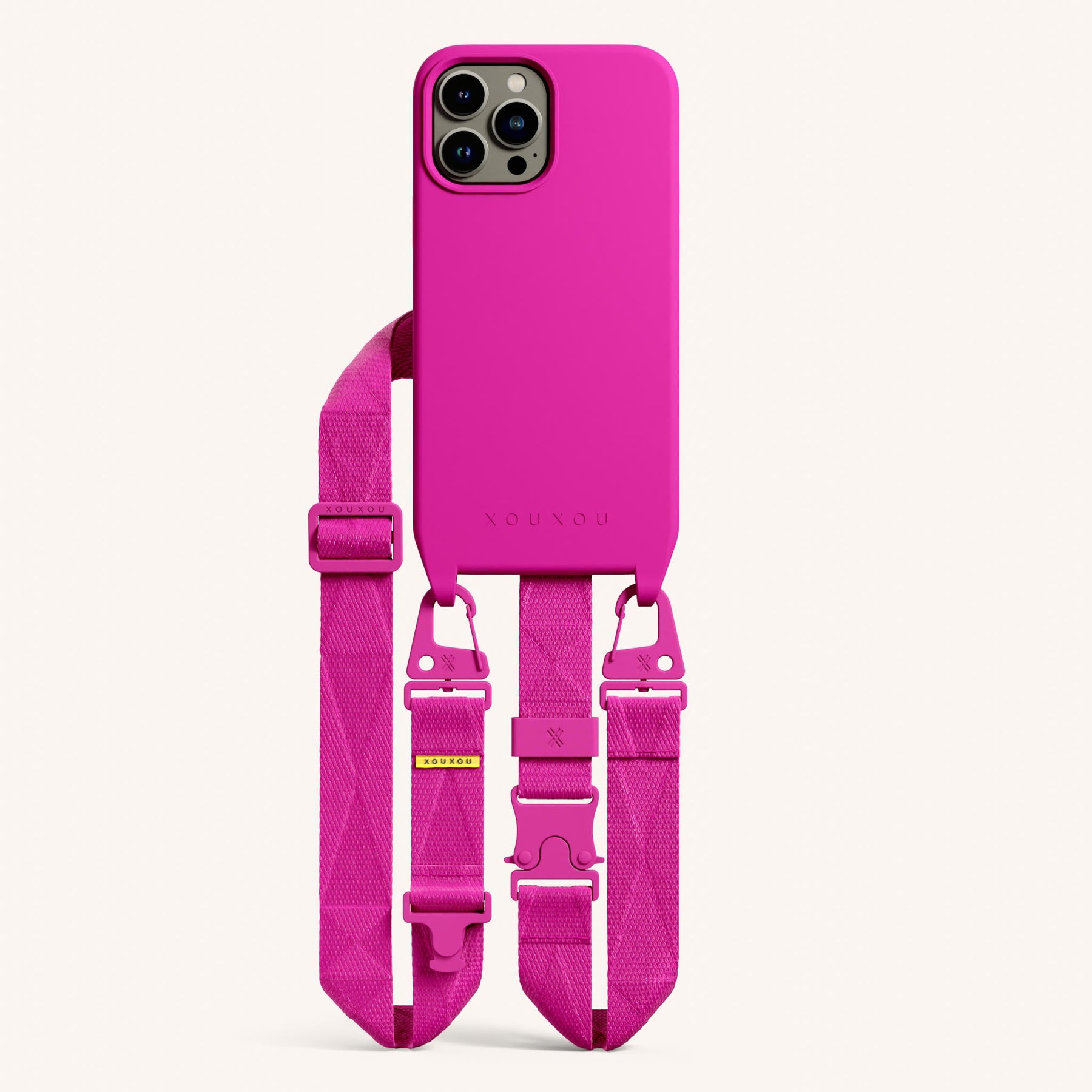 Handykette mit Gurt in Power Pink
