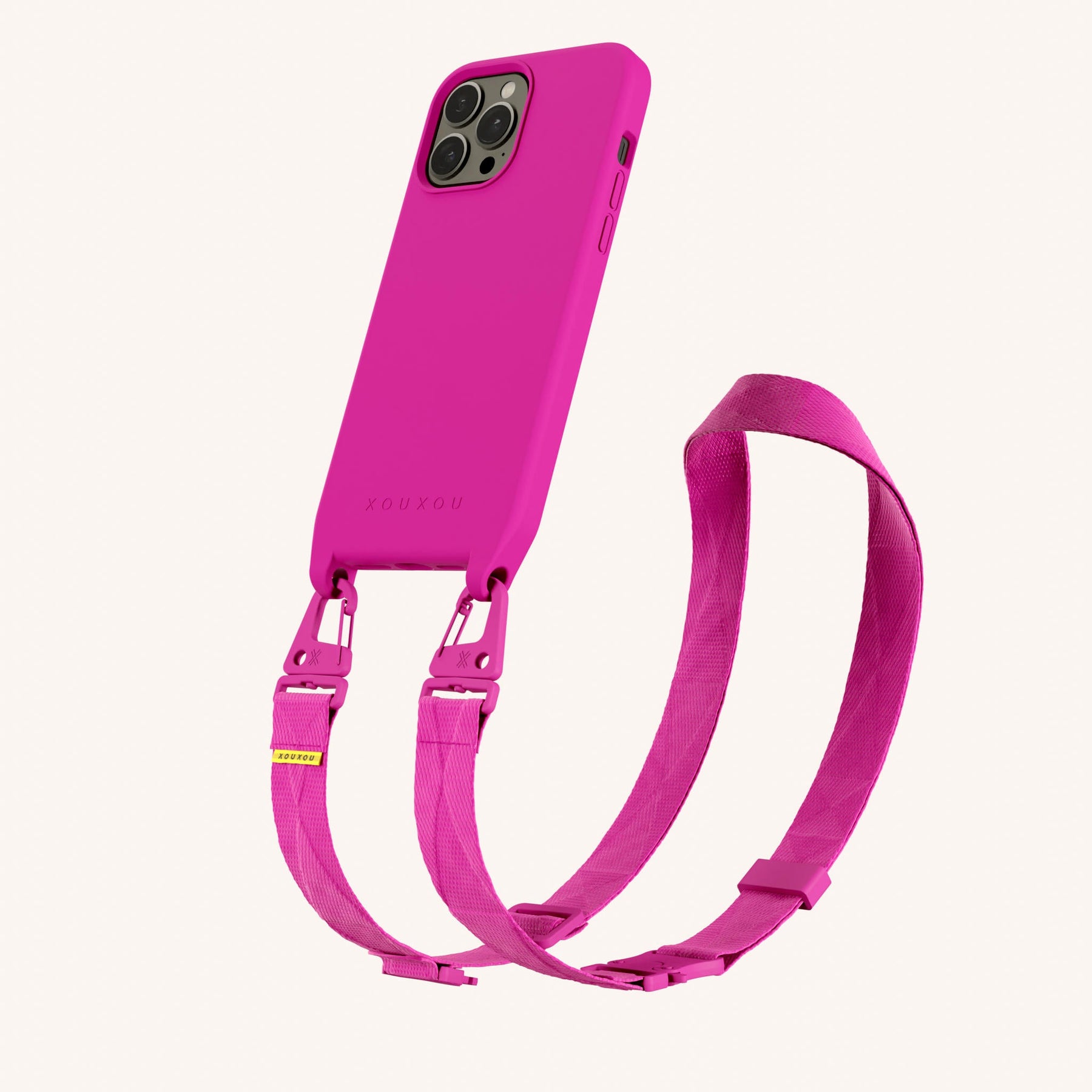 Handykette mit Gurt in Power Pink