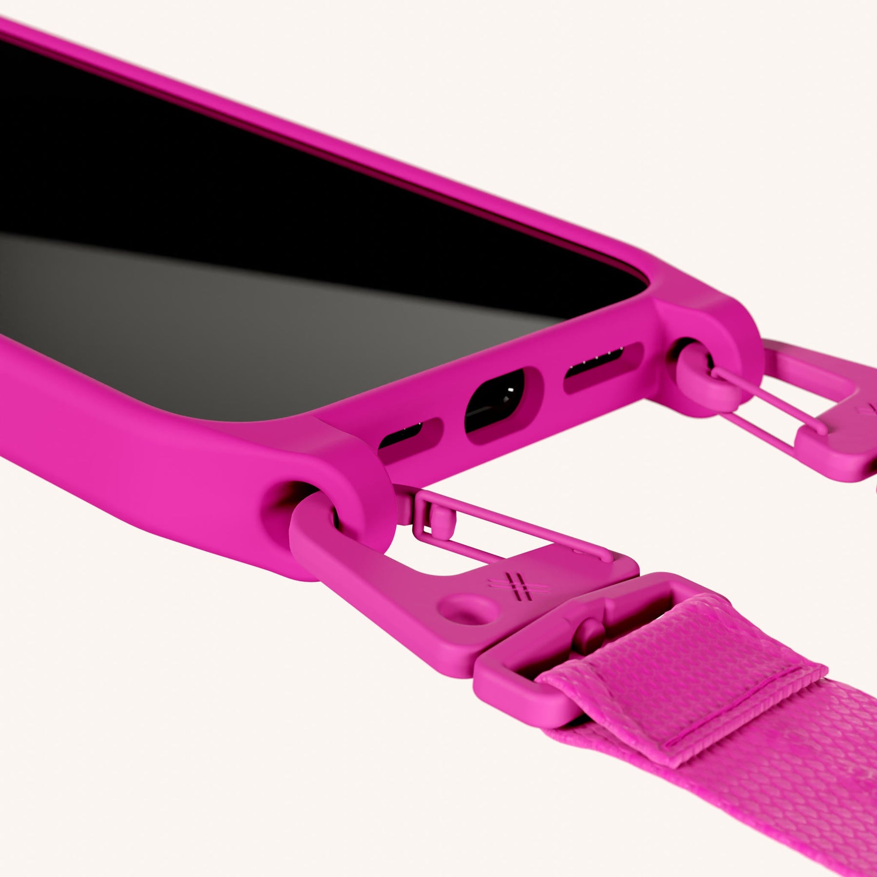 Handykette mit Gurt in Power Pink
