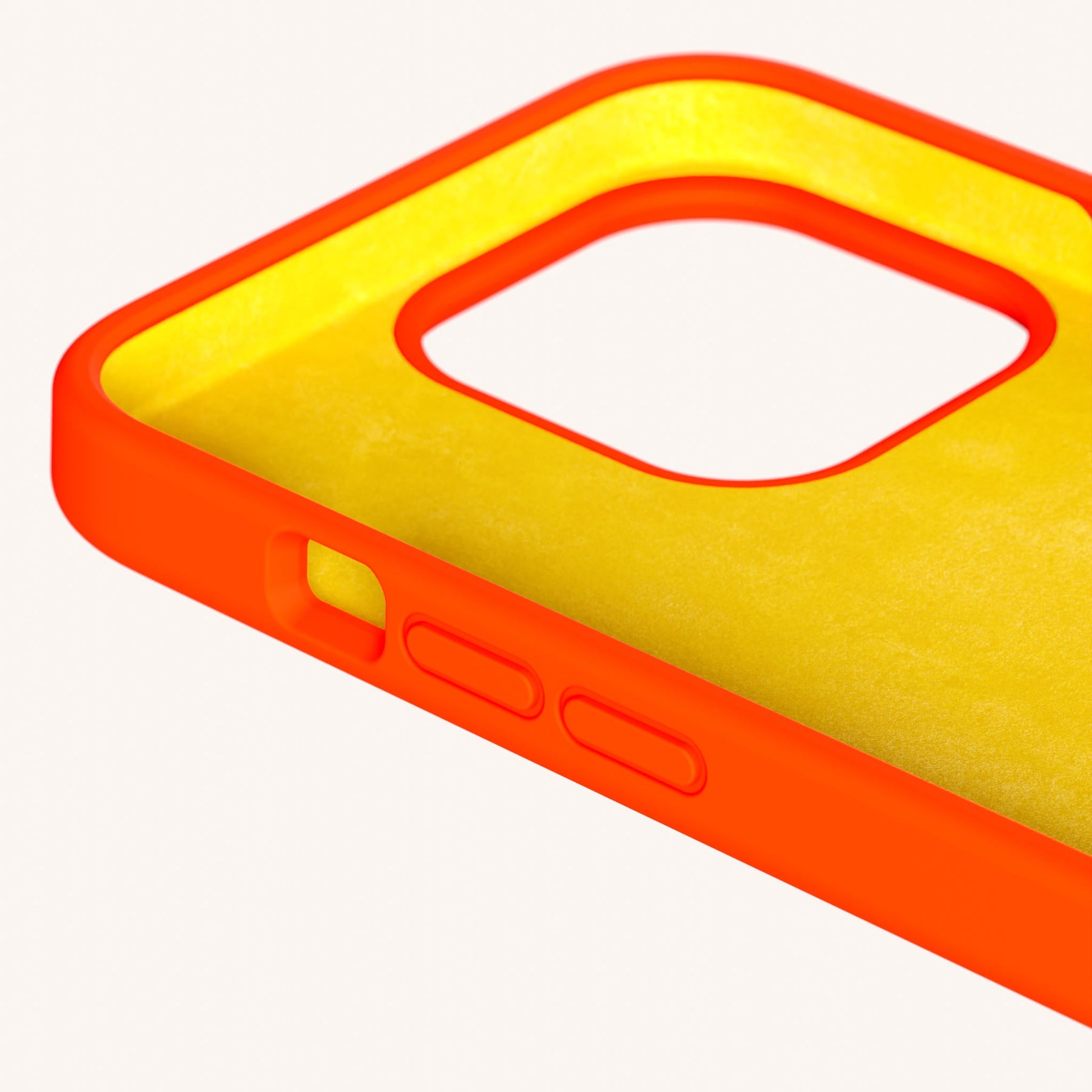 Handykette mit Gurt in Neon Orange