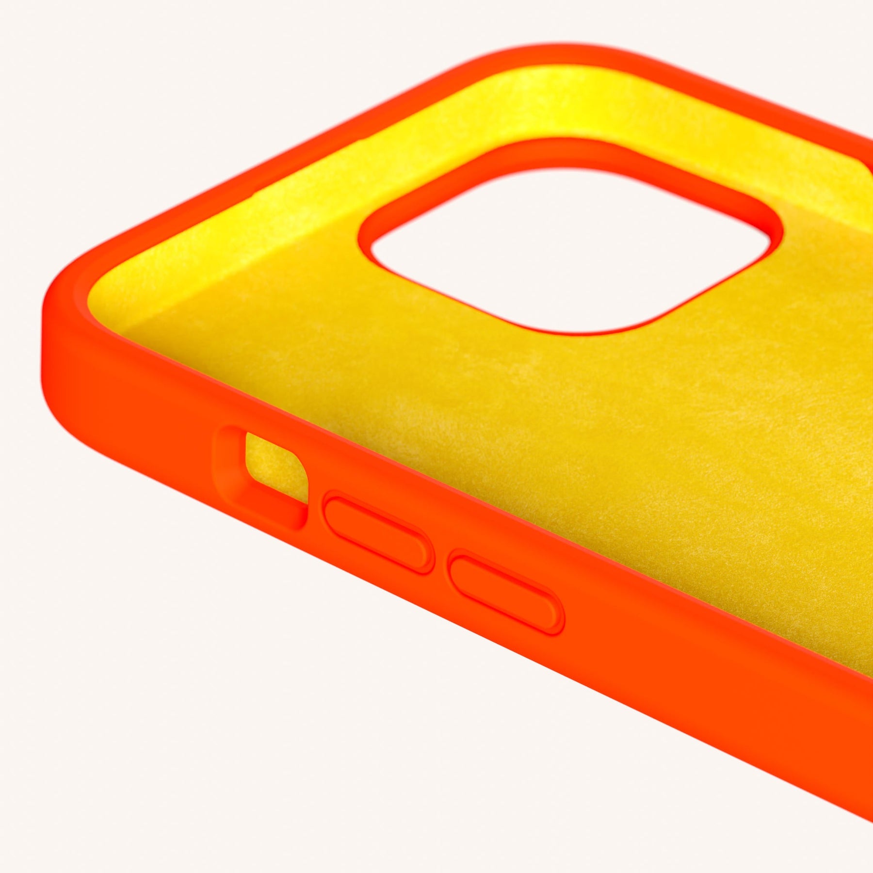 Handykette mit Gurt in Neon Orange