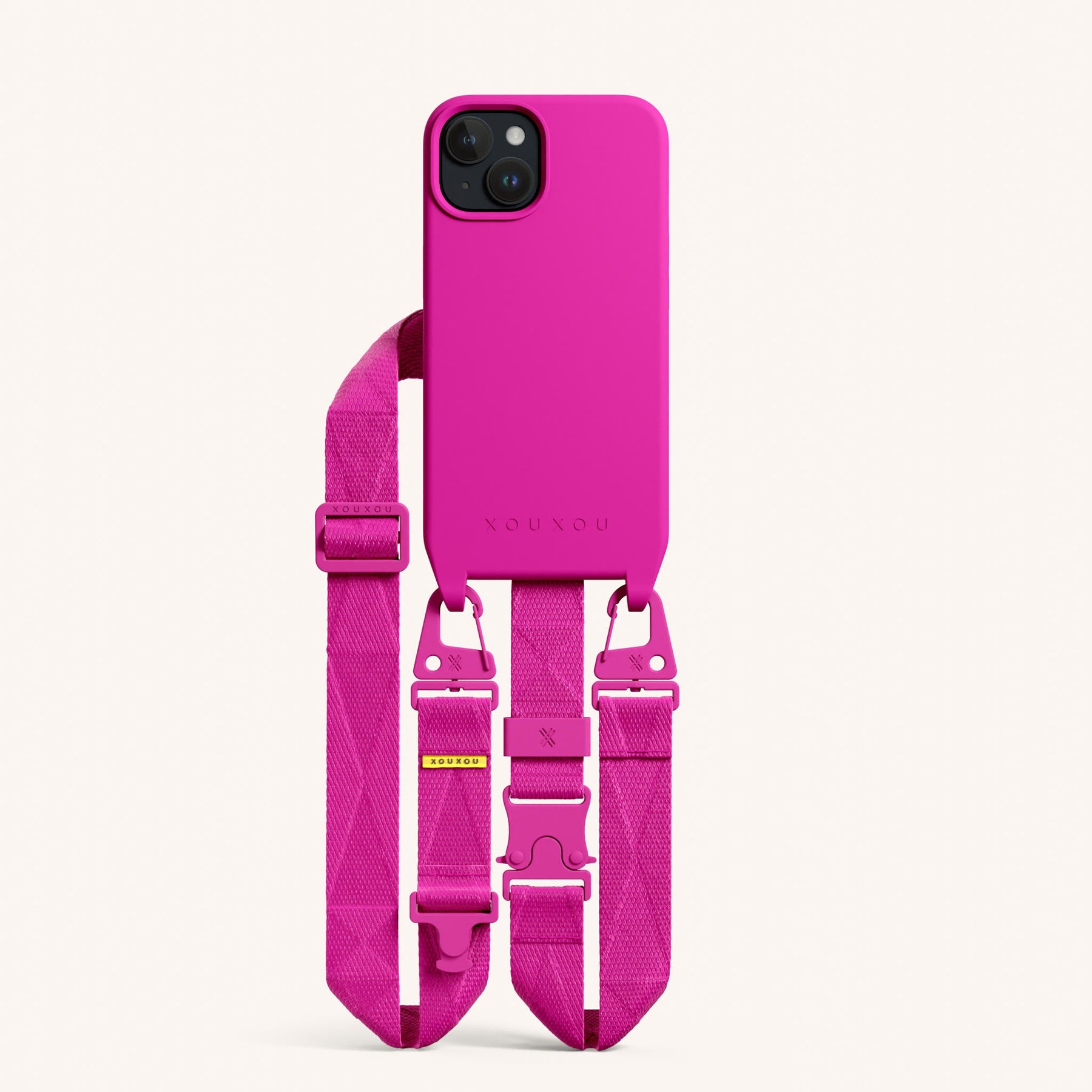 Handykette mit Gurt in Power Pink