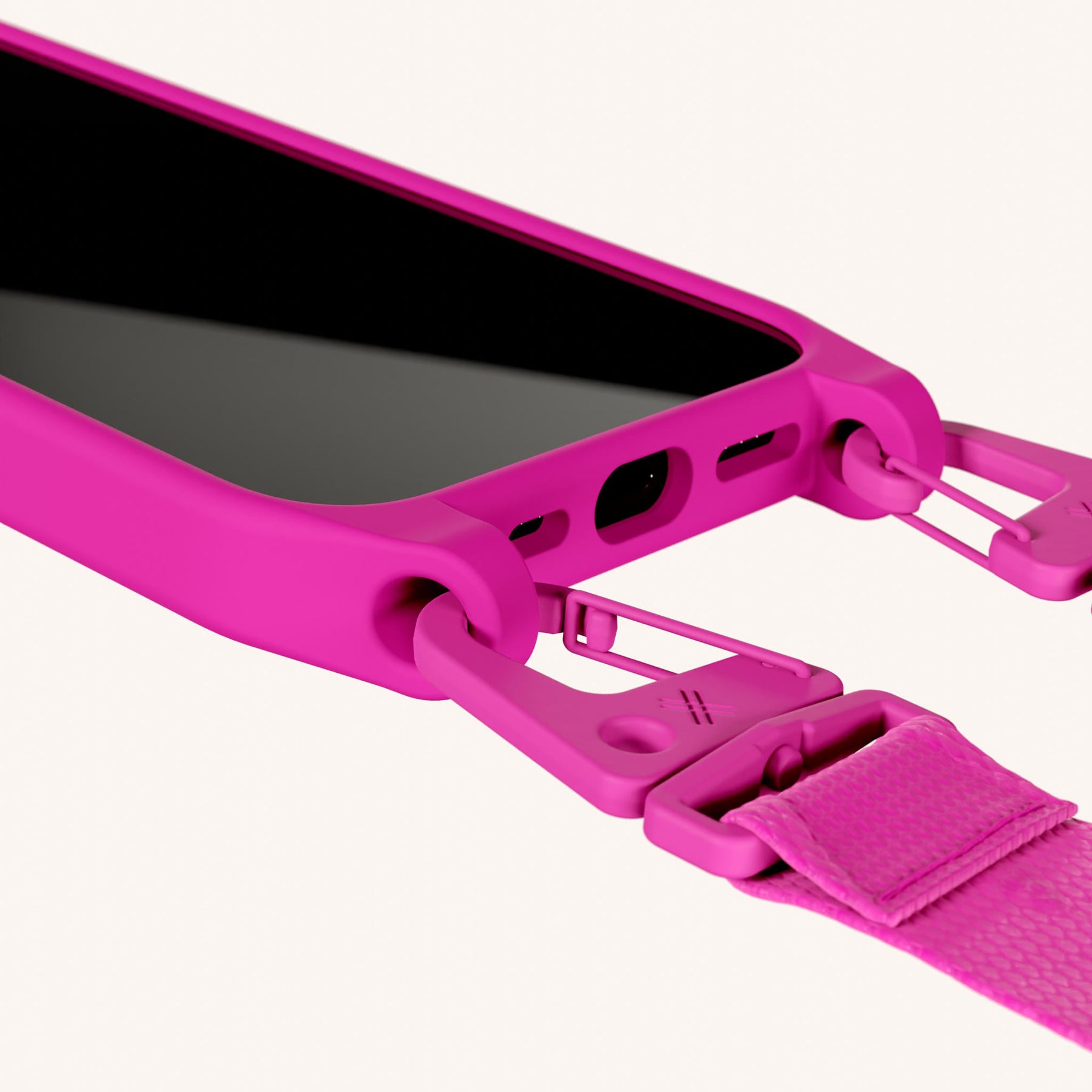 Handykette mit Gurt in Power Pink