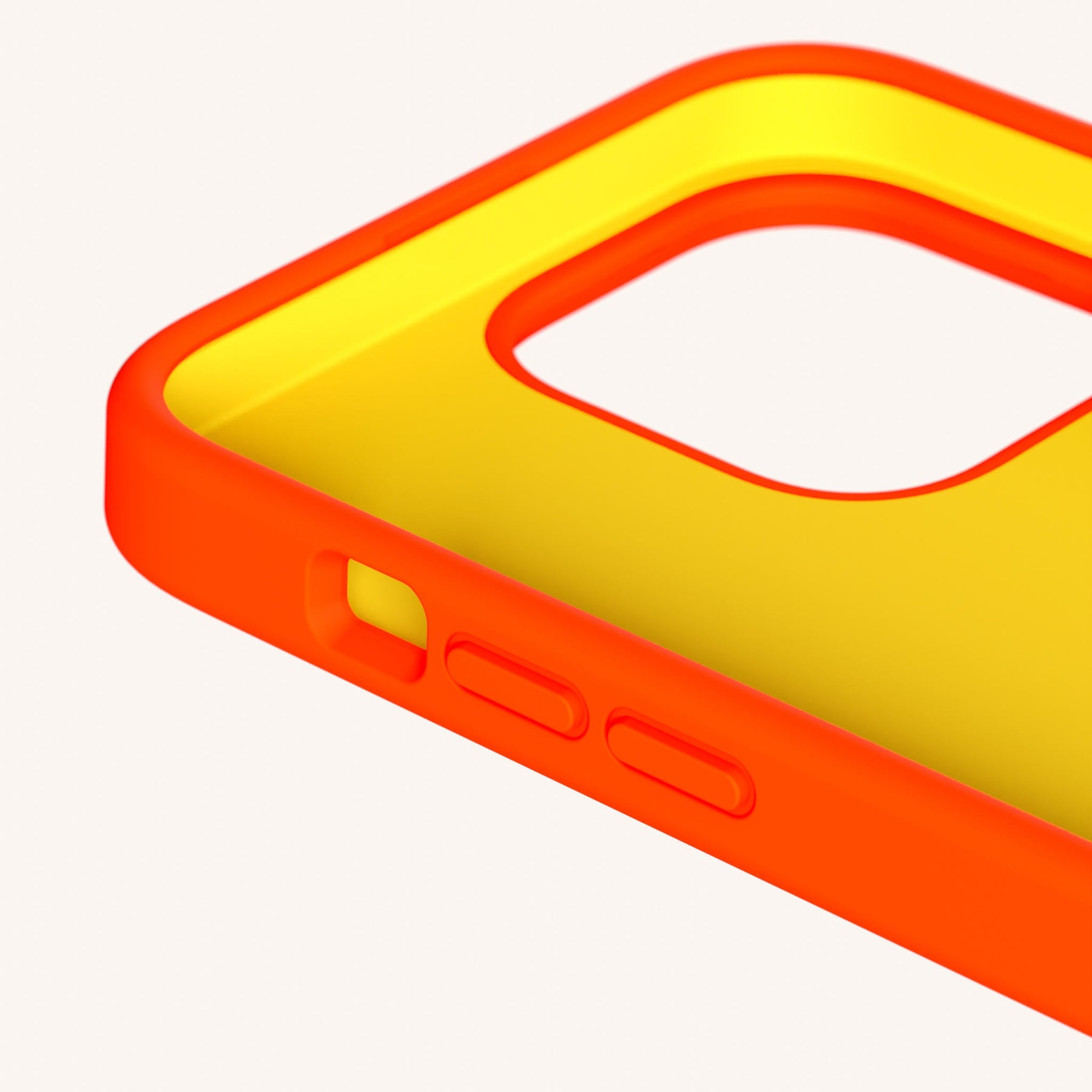 Handykette mit Gurt in Neon Orange