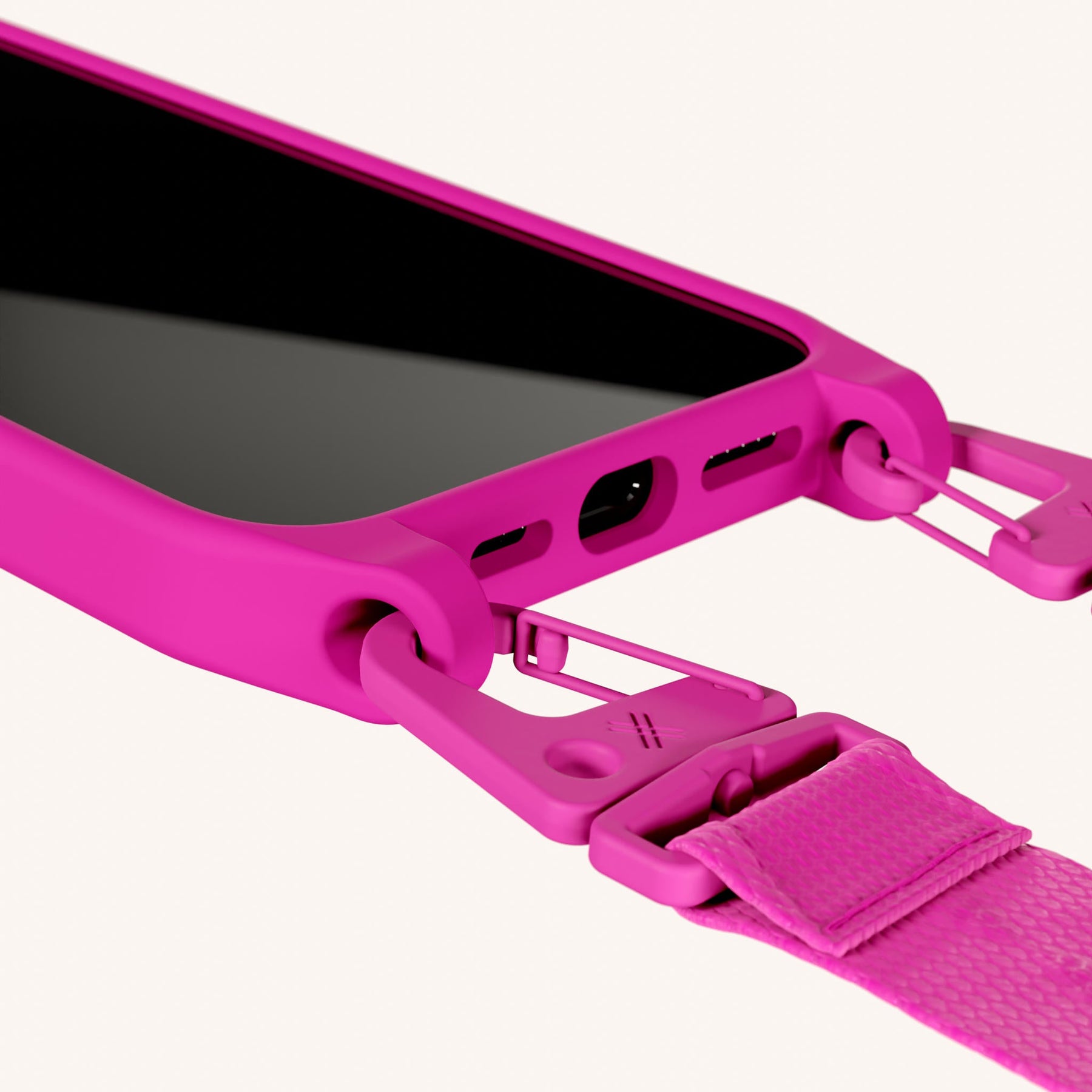 Handykette mit Gurt in Power Pink
