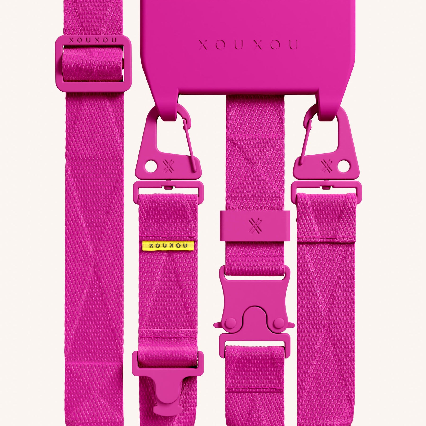 Handykette mit Gurt in Power Pink