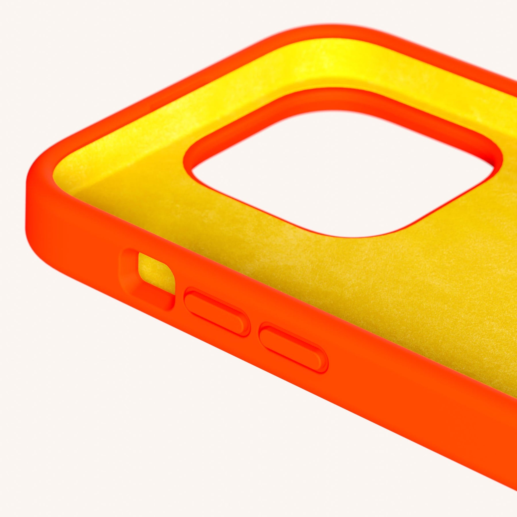 Handykette mit Gurt in Neon Orange