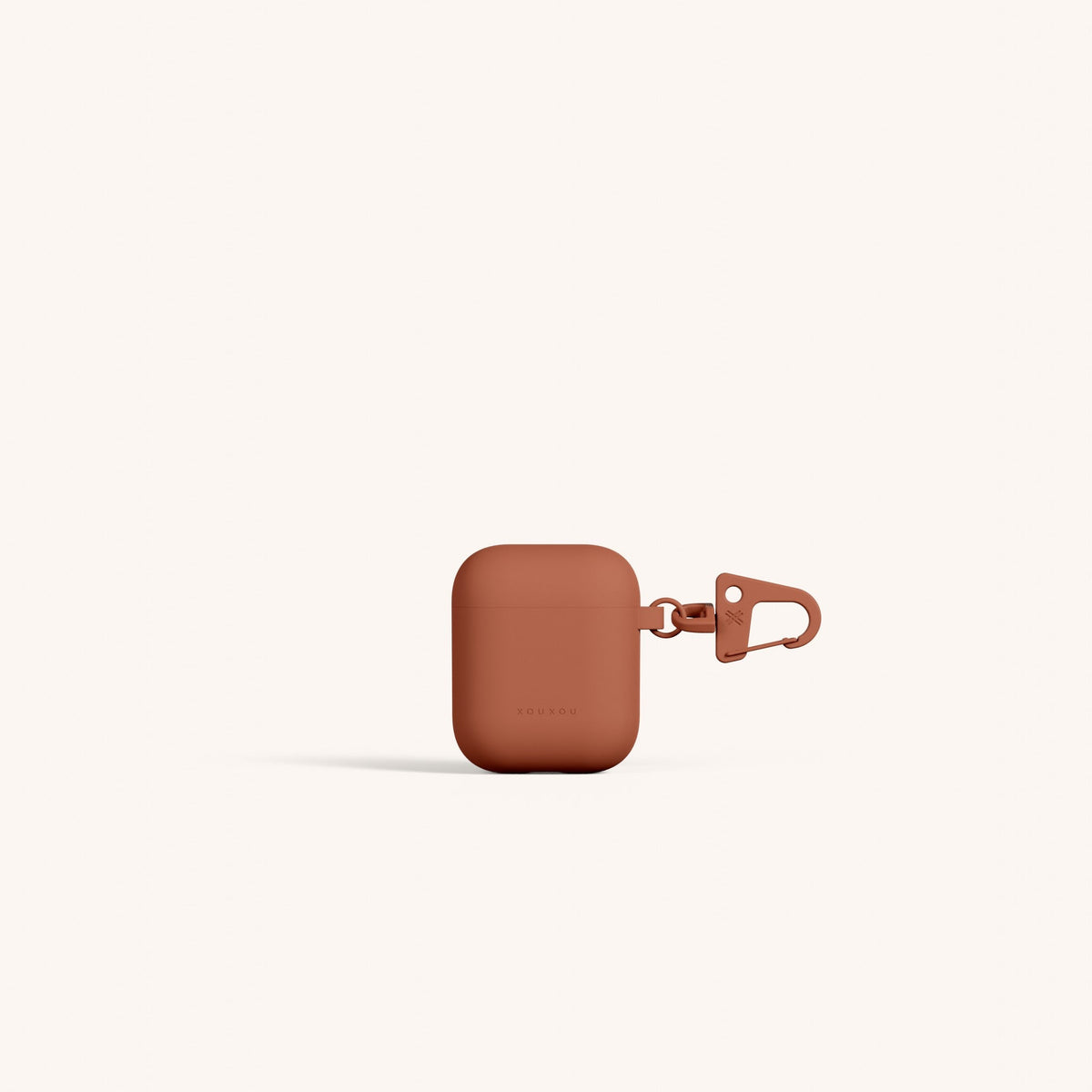 AirPods Case for AirPods 1st / 2nd Generation in Rusty Red Total View | XOUXOU #airpods model_1st / 2nd gen