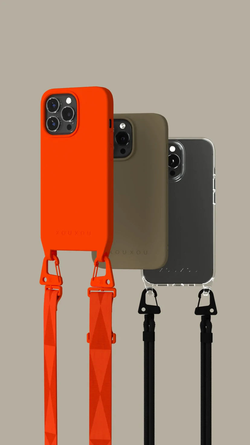 iPhone 13 cases with necklace in trending colors | XOUXOU®