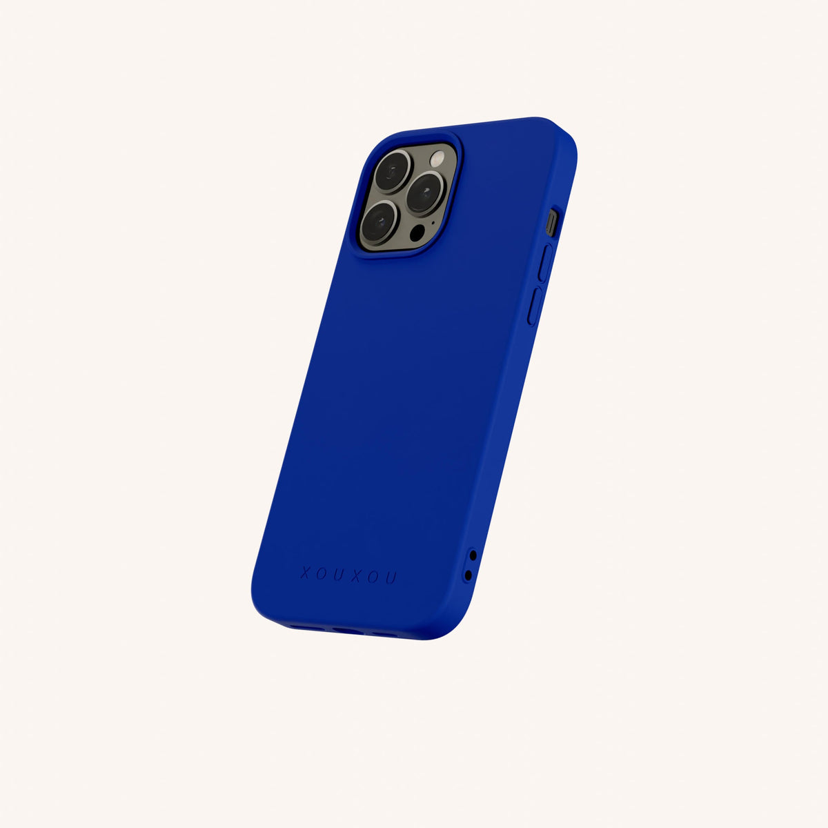 Phone Case for iPhone 13 Pro Max without MagSafe in Blue Perspective View | XOUXOU #phone model_iphone 13 pro max