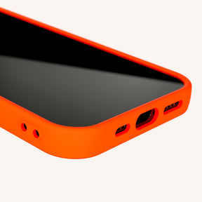Phone Case in Neon Orange