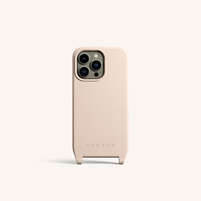 Phone Case with Eyelets in Powder Pink
