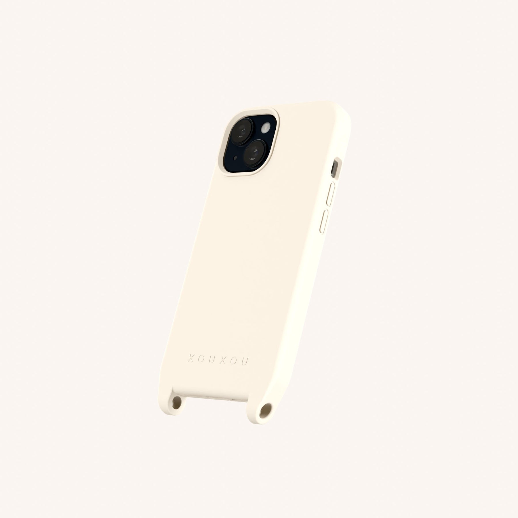 Phone Case with Eyelets in Chalk