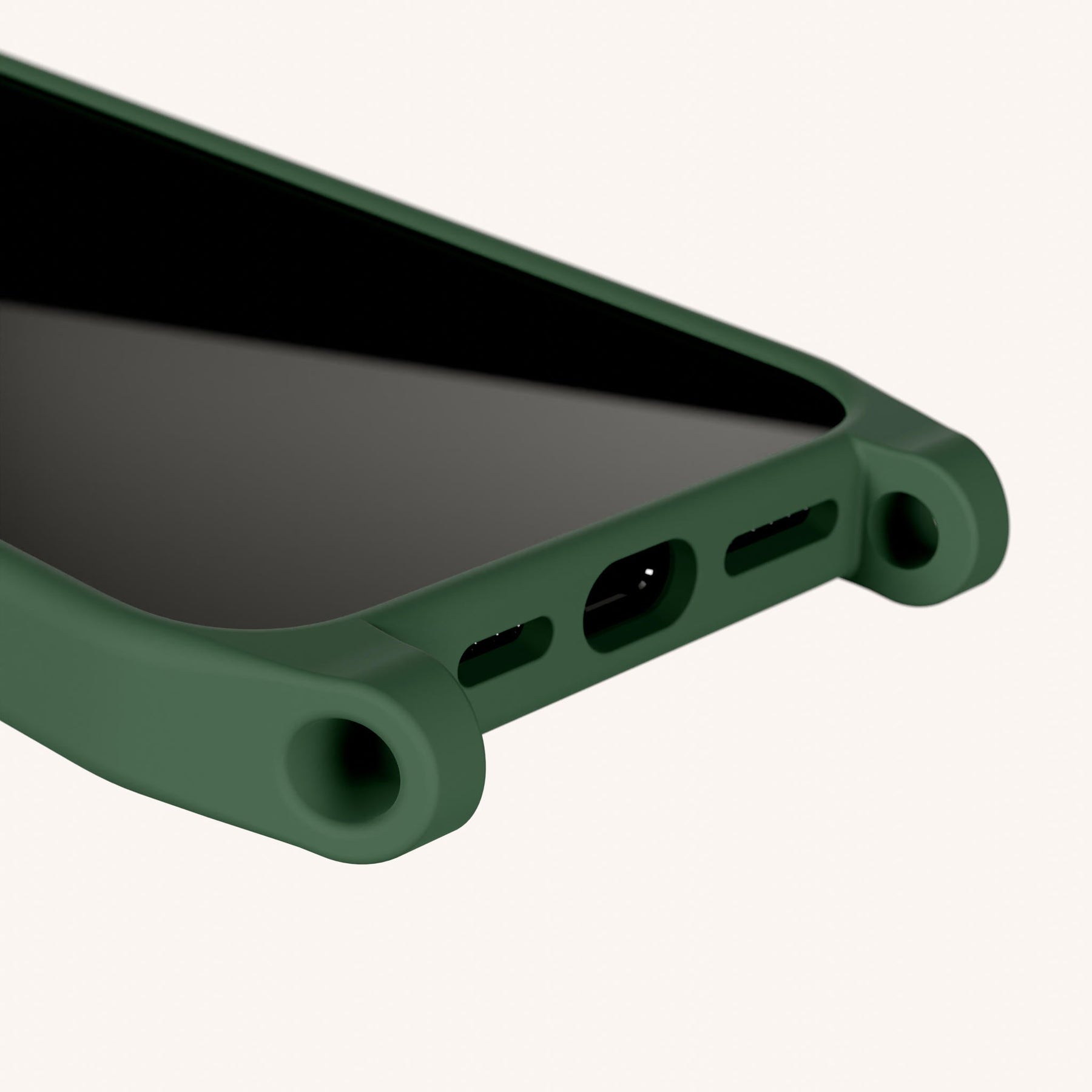 Phone Case with Eyelets in sage