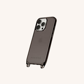 Phone Case with Eyelets in Ash Clear