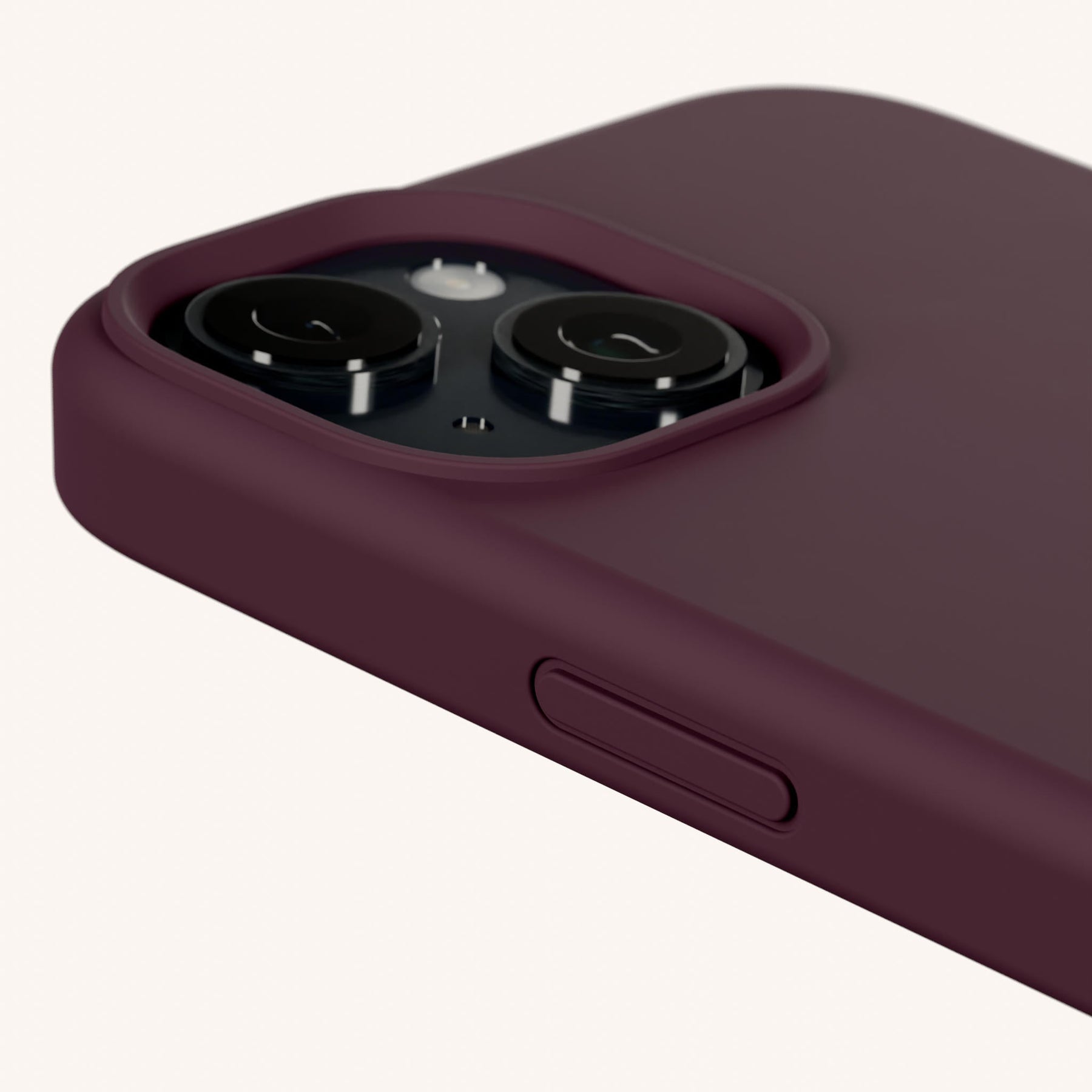 Phone Case with Eyelets in Burgundy