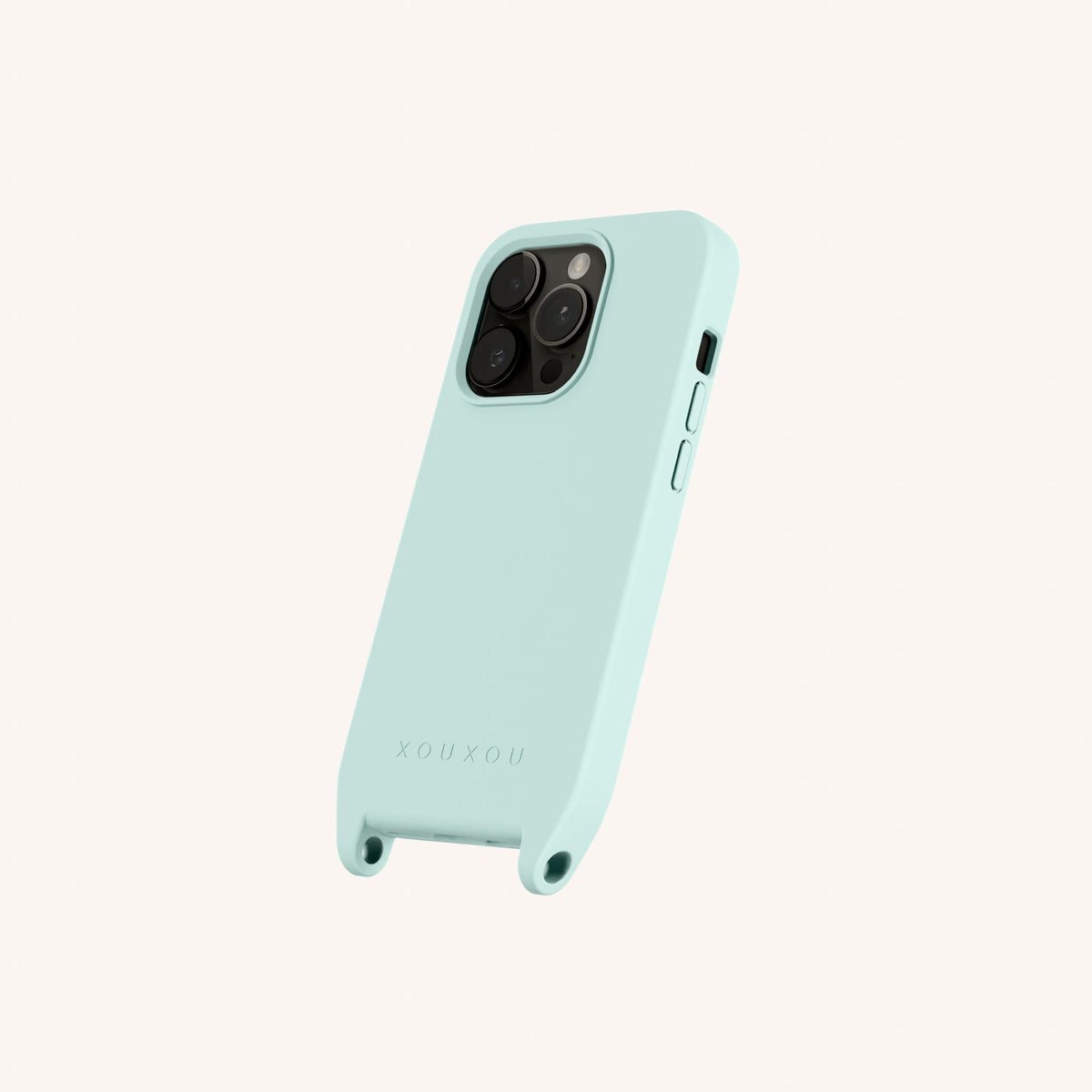 Phone Case with Eyelets for iPhone 15 Pro with MagSafe in Azzurro | XOUXOU #phone model_iphone 15 pro