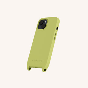 Phone Case with Eyelets in Pistachio