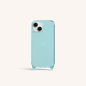 Phone Case with Eyelets in Pool Clear