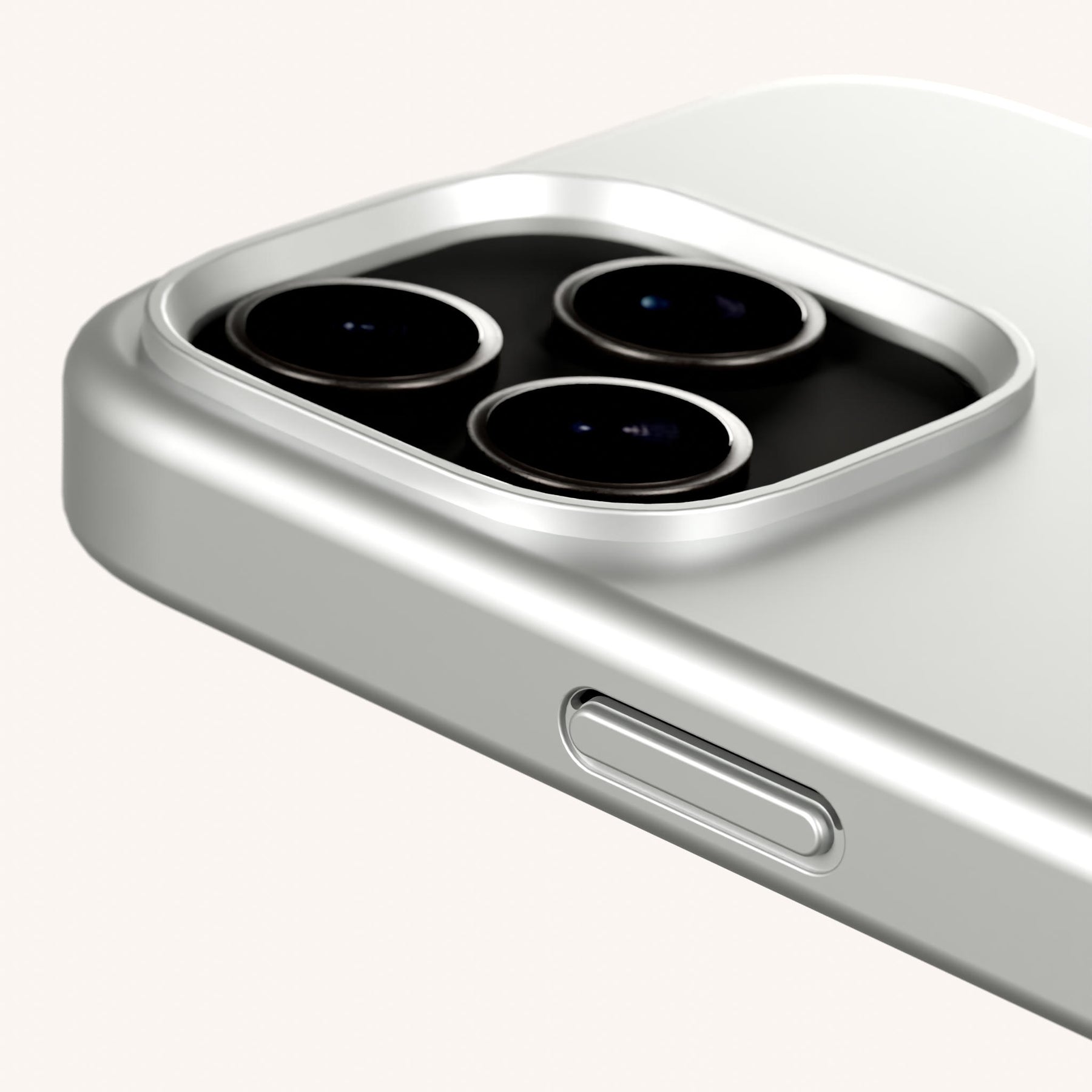 Phone Case with Eyelets in Y2K Silver