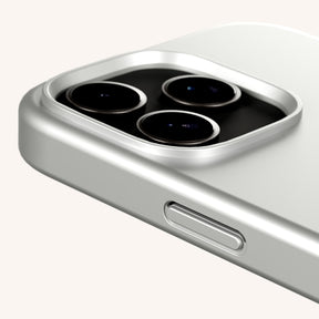Phone Case with Eyelets in Y2K Silver