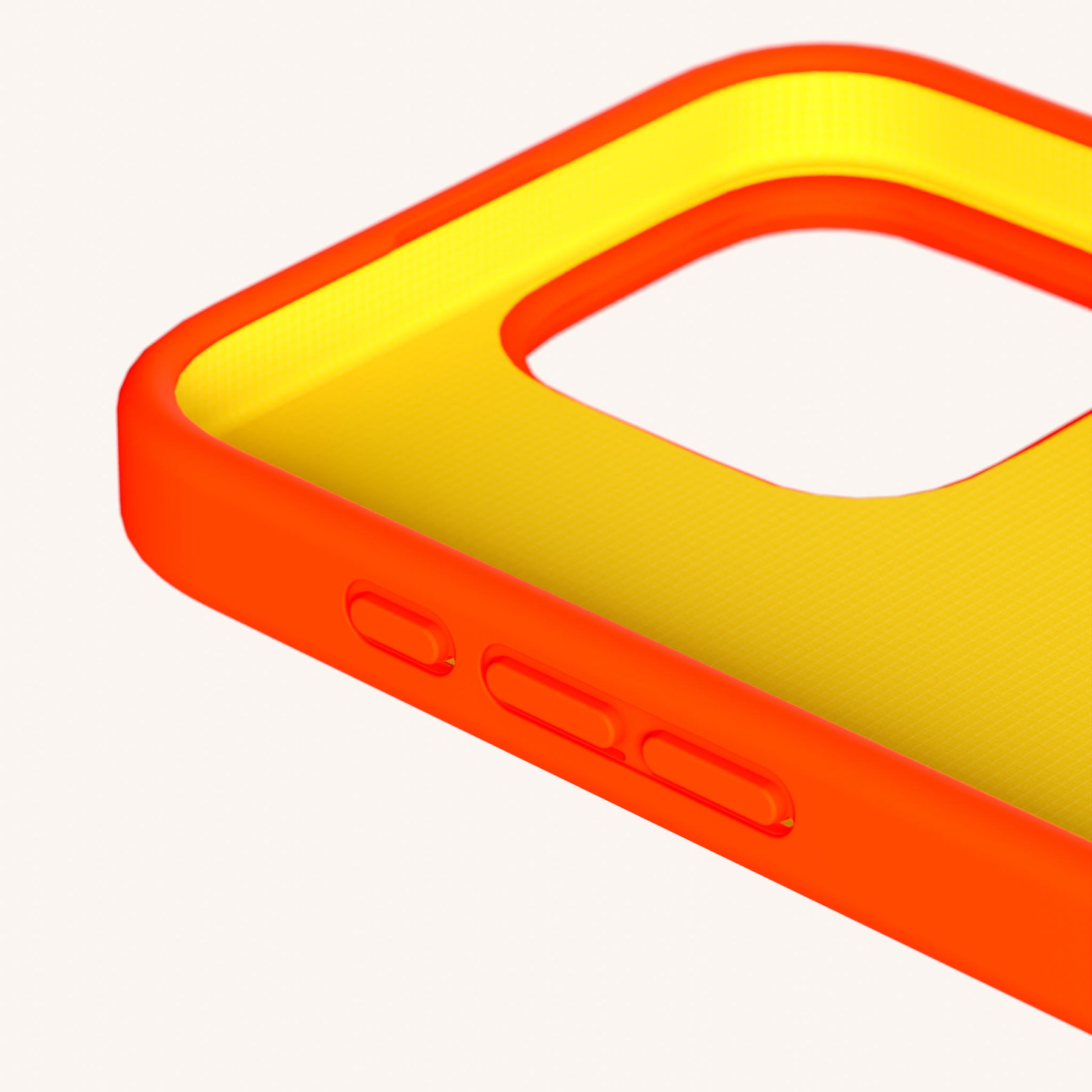 Phone Case with Eyelets in Neon Orange