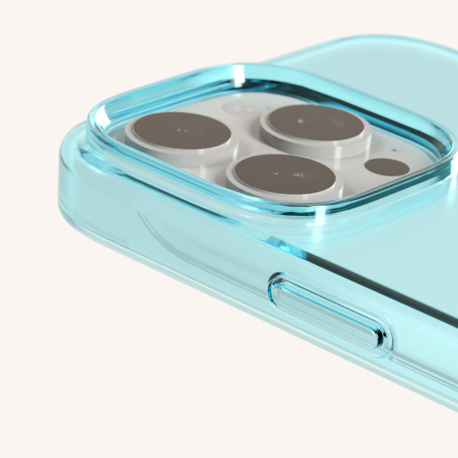 Phone Case with Eyelets in Pool Clear