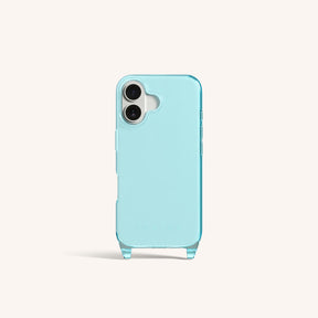 Phone Case with Eyelets in Pool Clear