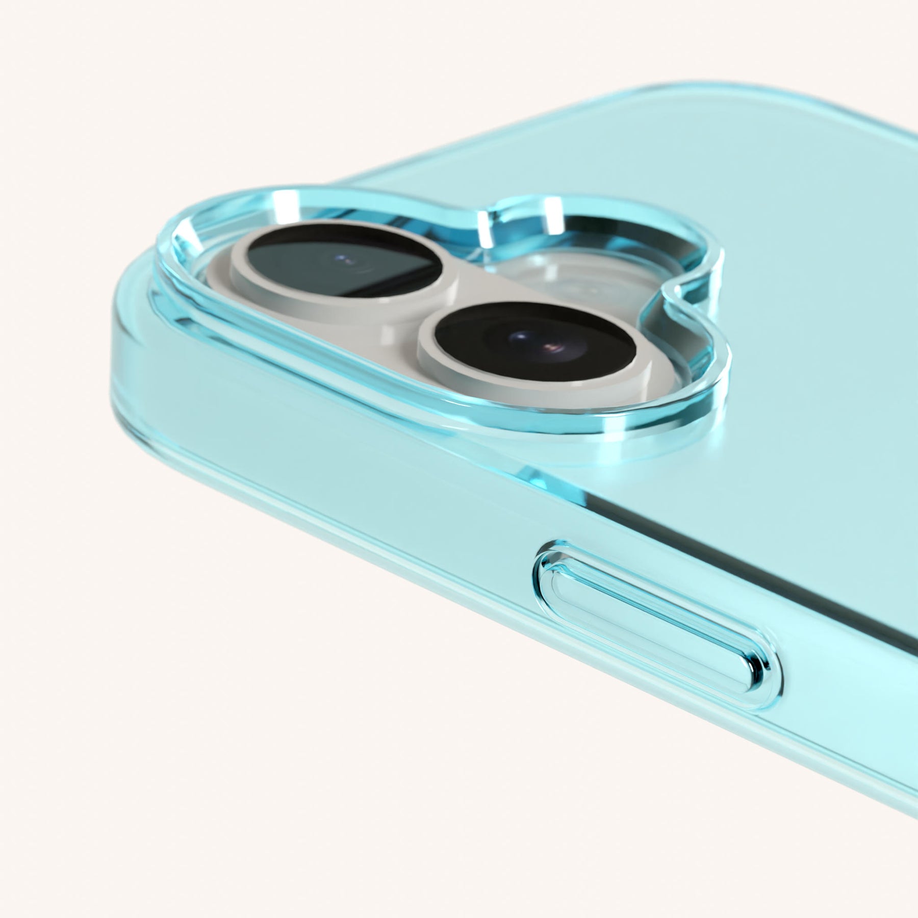 Phone Case with Eyelets in Pool Clear