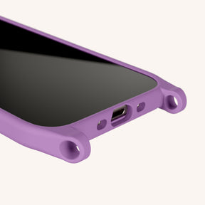 Phone Case with Eyelets in Lavender