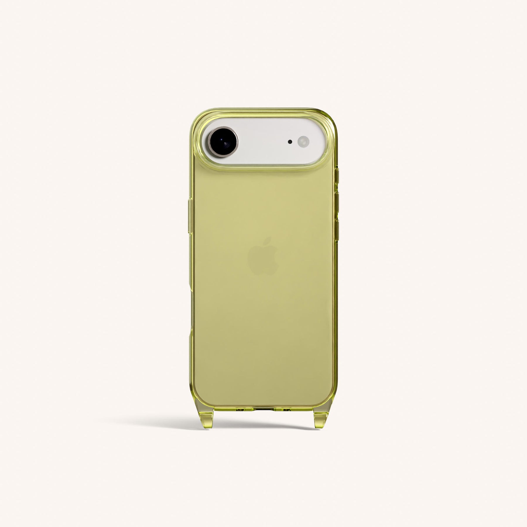 Phone Case with Eyelets in Sunny Lime Clear