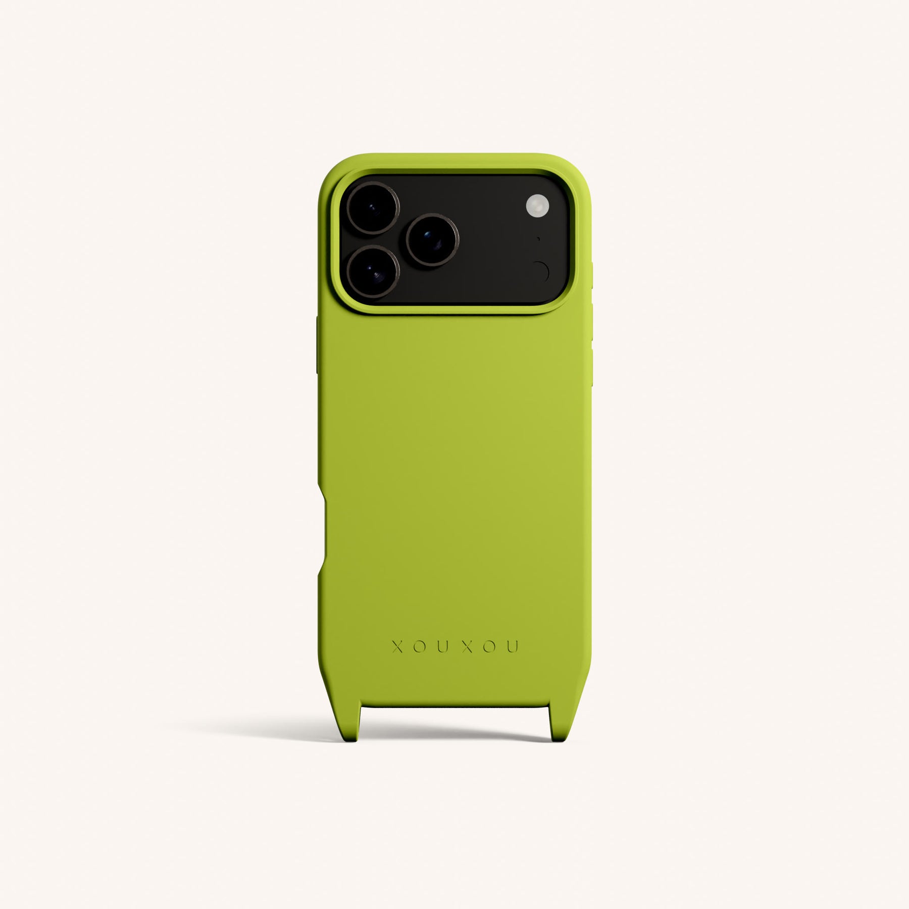 Phone Case with Eyelets in Olive Green
