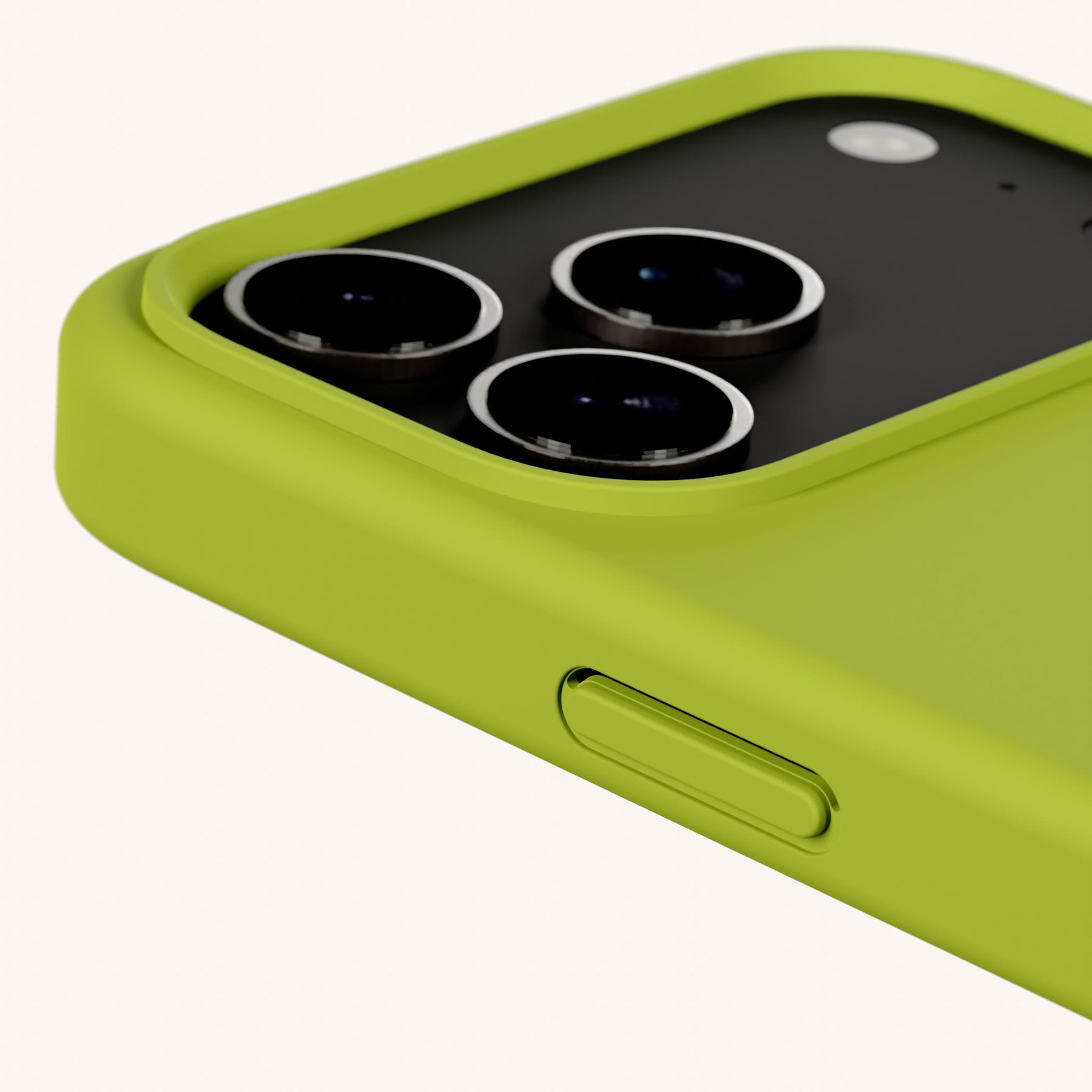 Phone Case with Eyelets in Olive Green