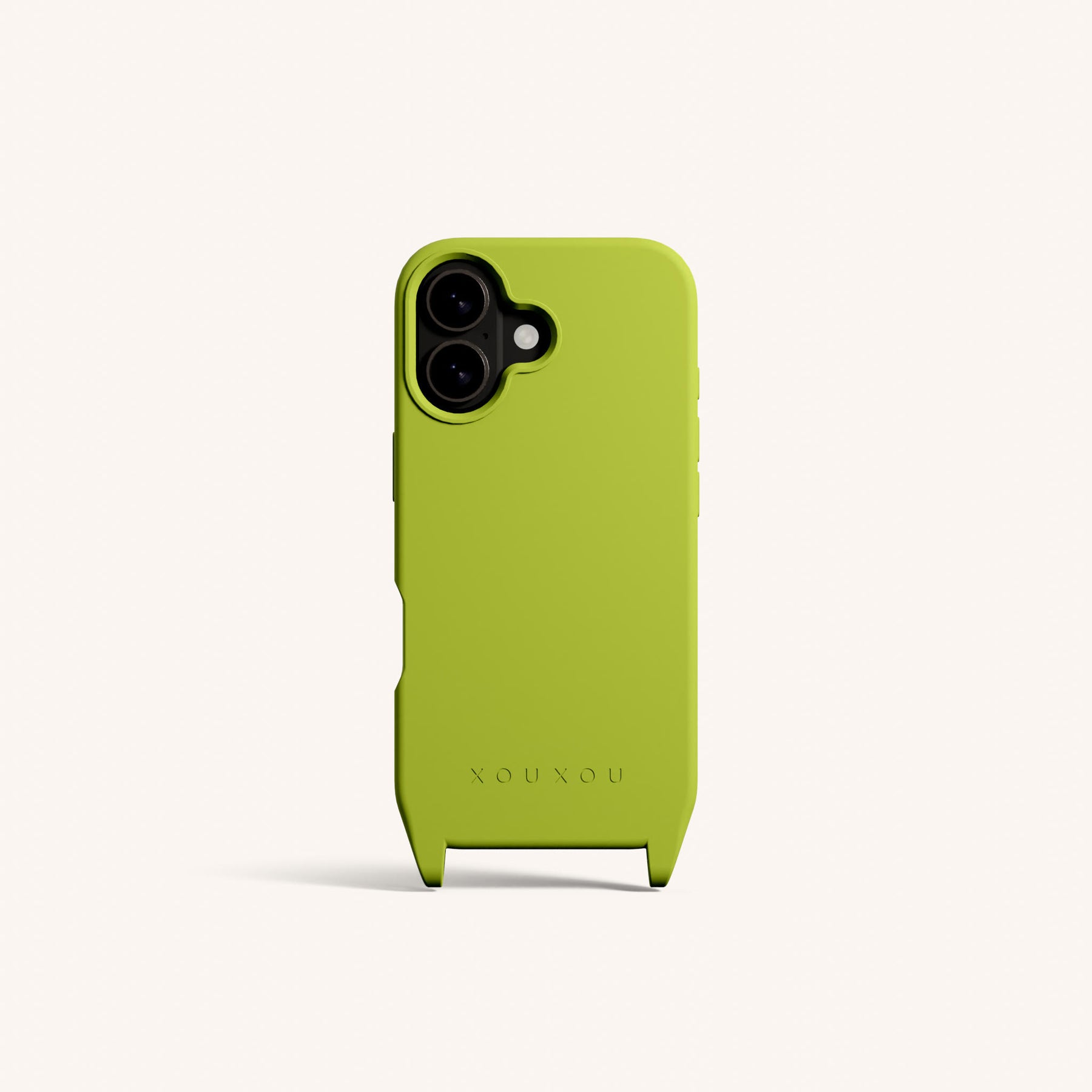 Phone Case with Eyelets in Olive Green
