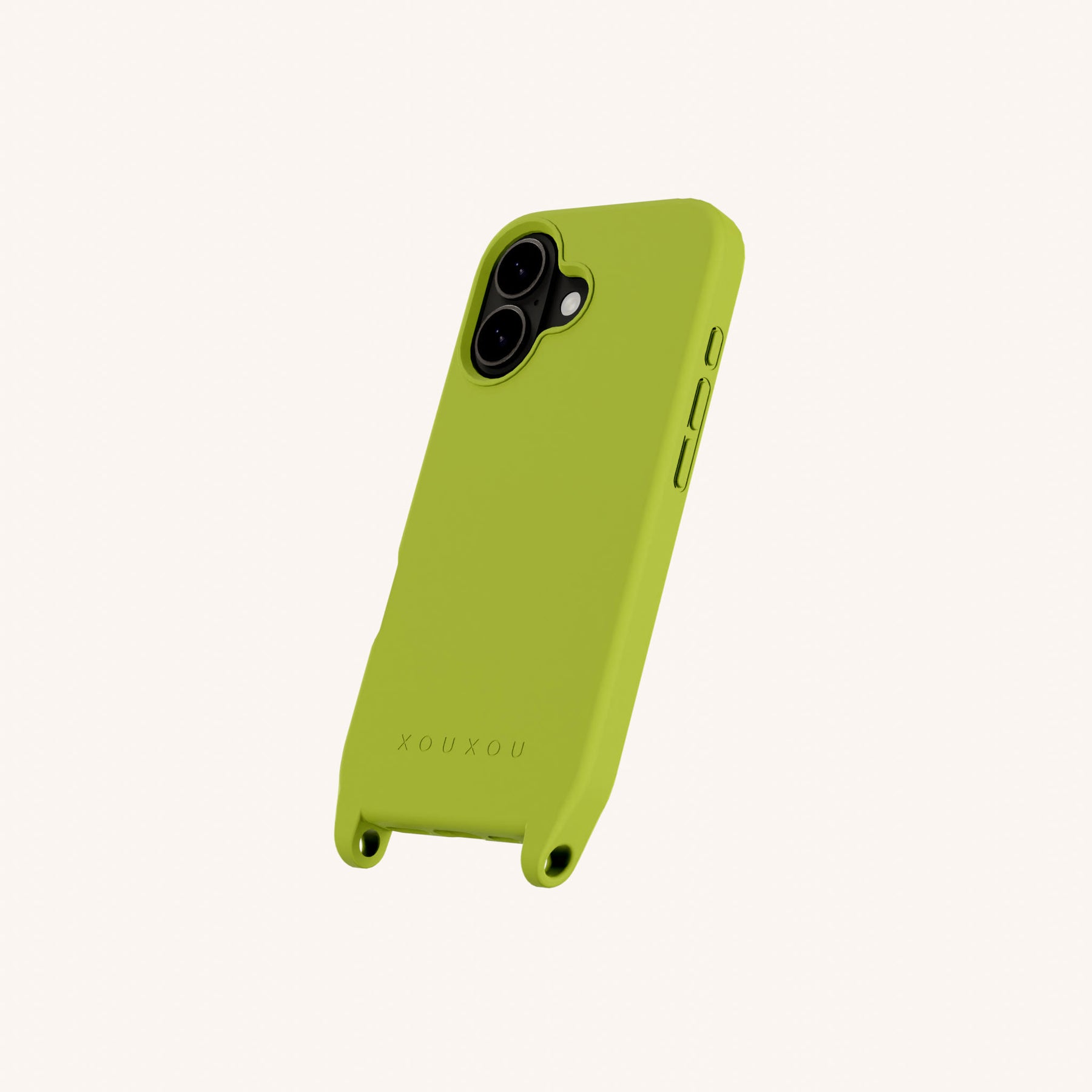 Phone Case with Eyelets in Olive Green
