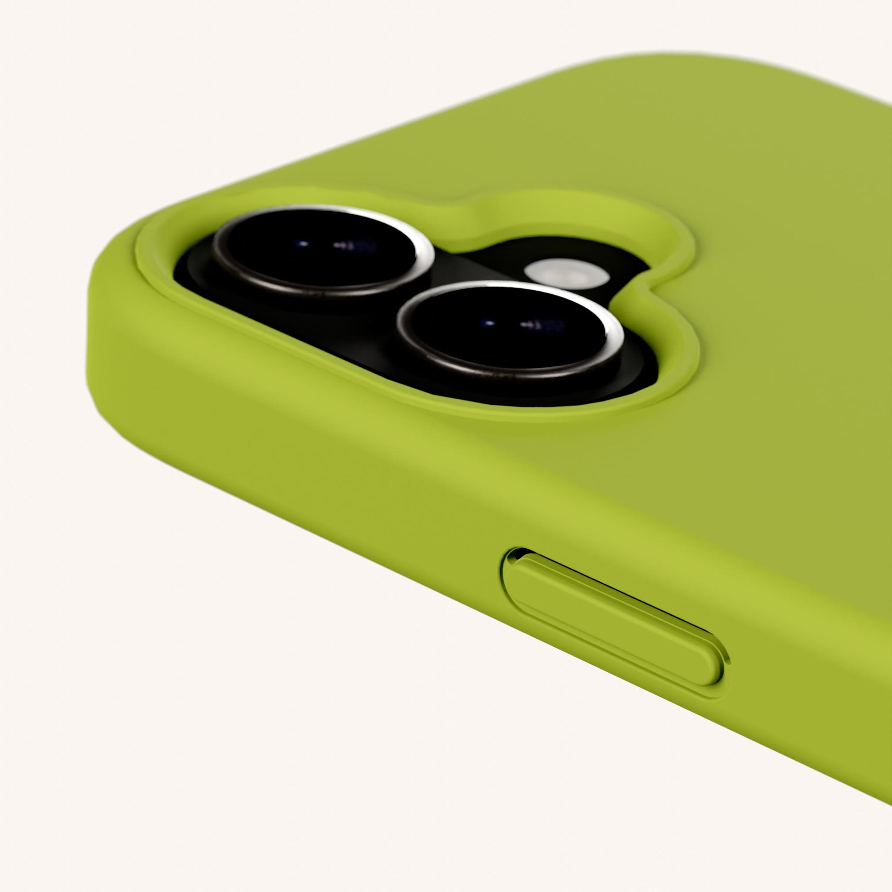 Phone Case with Eyelets in Olive Green