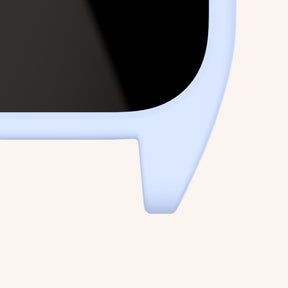 Phone Case with Eyelets in Baby Blue