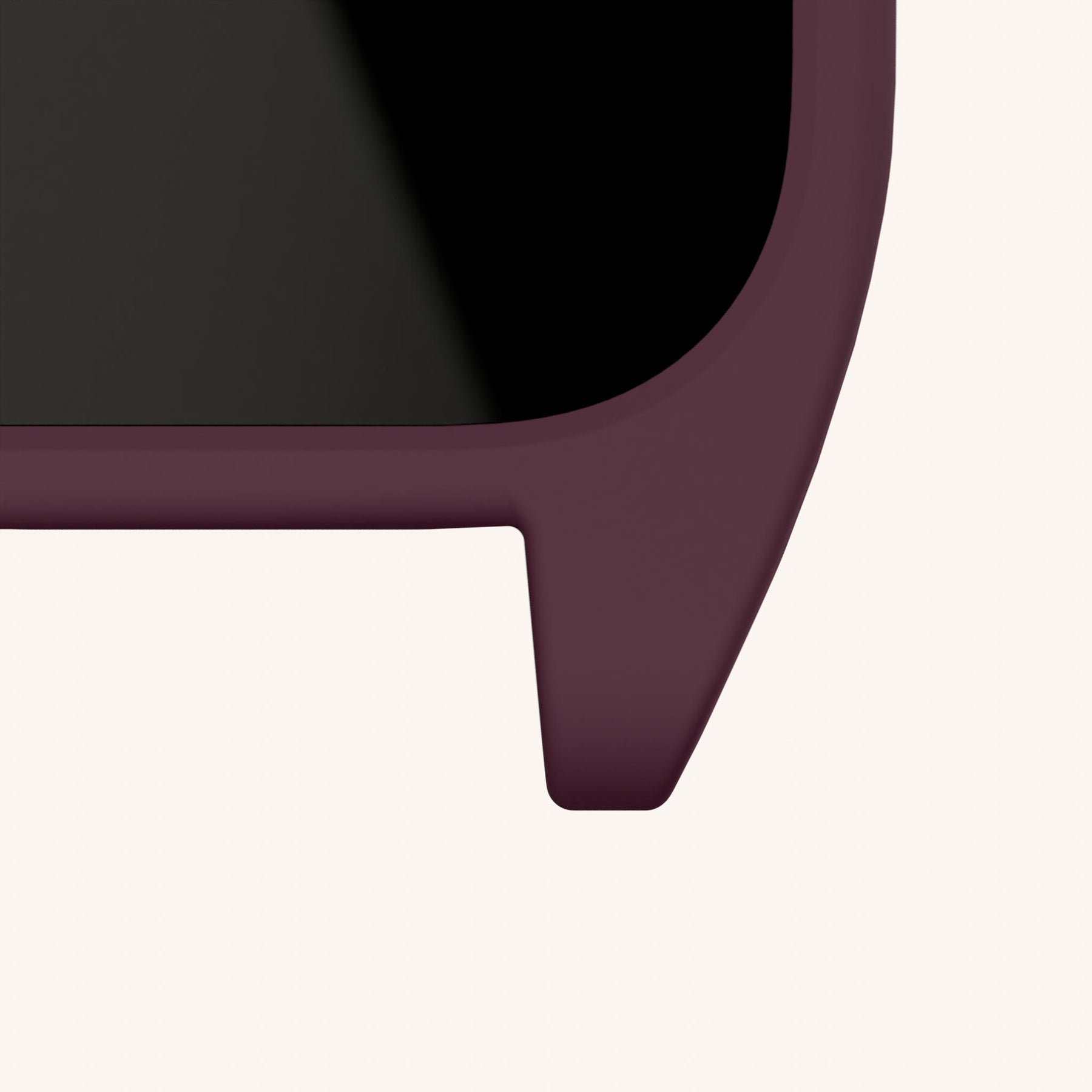 Coque téléphone avec œillets d'attache en Burgundy