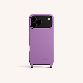 Coque téléphone avec œillets d'attache en Lavender